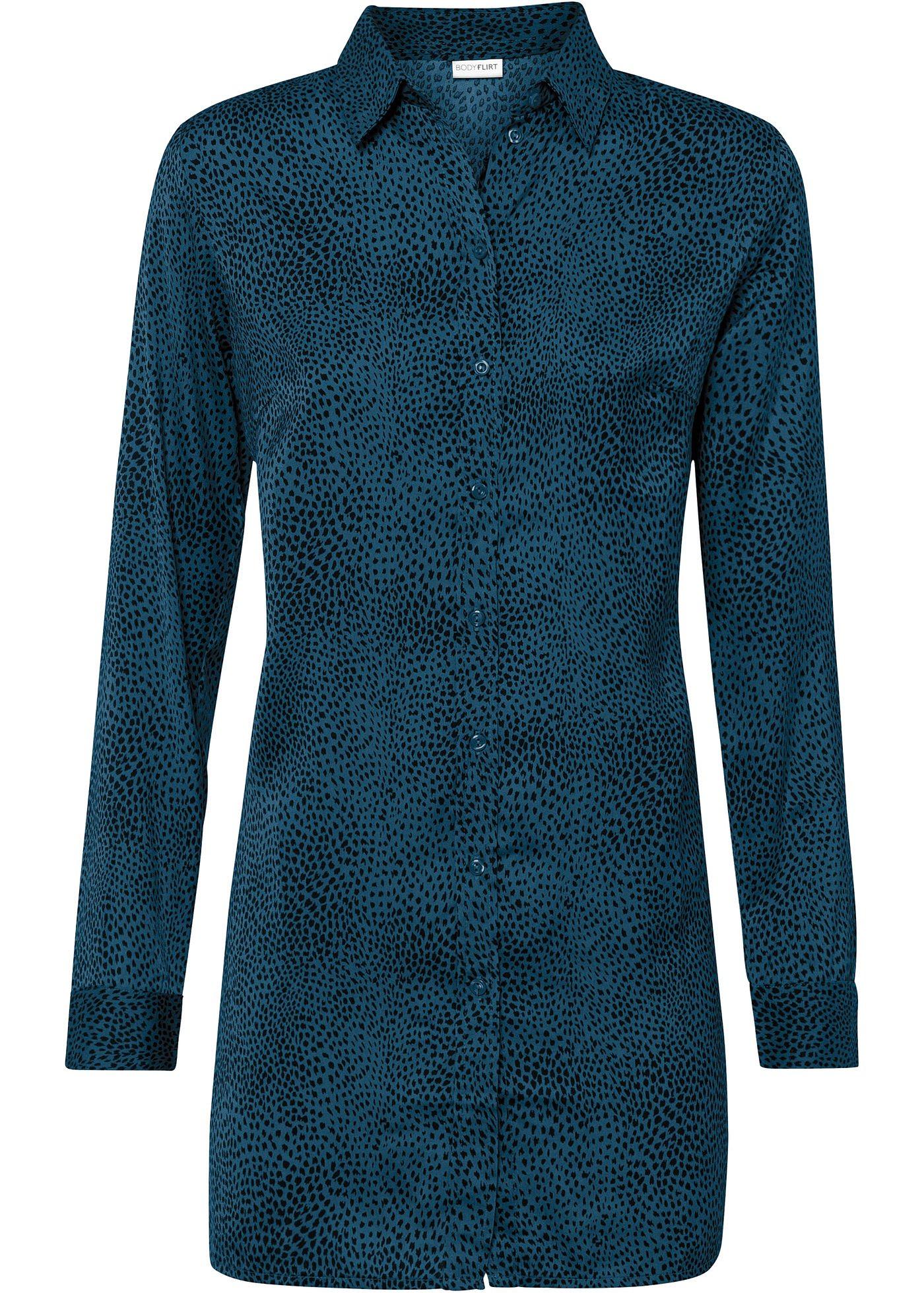 Chemisier long en satin avec polyester recyclé