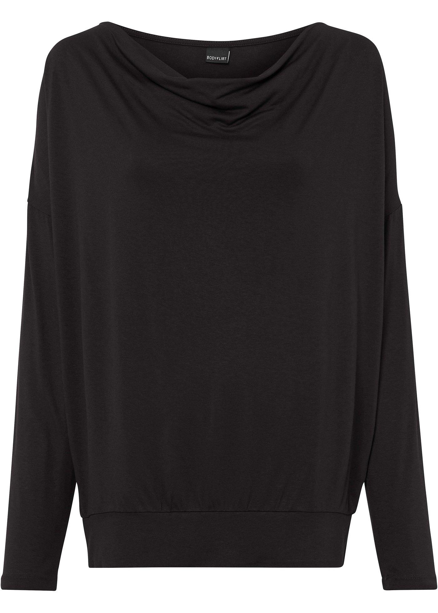 T-shirt col bénitier en viscose durable