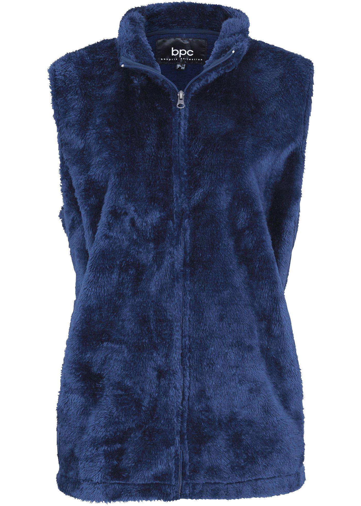 Gilet sans manches fourrure polaire