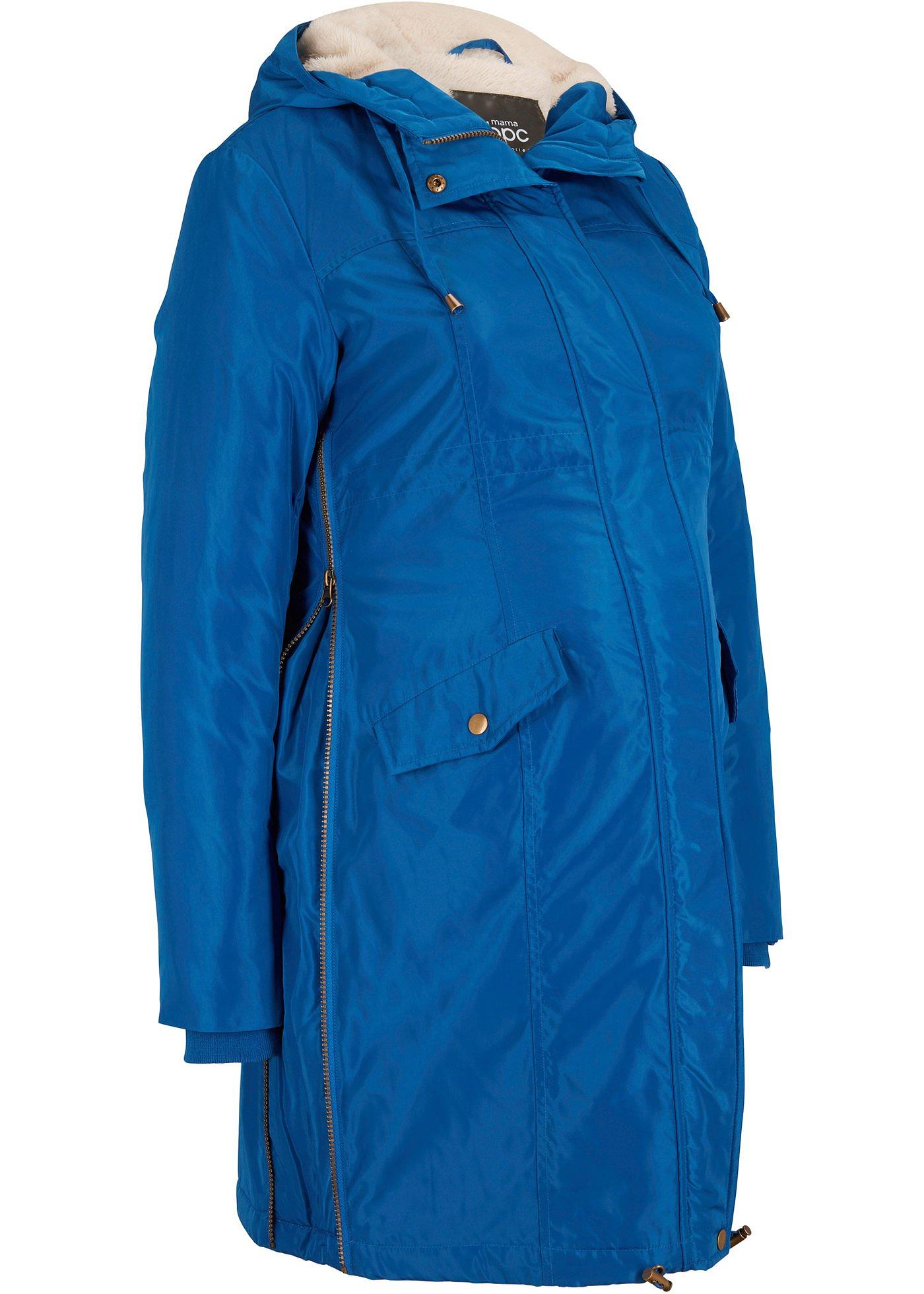 Manteau de grossesse avec doublure en polaire