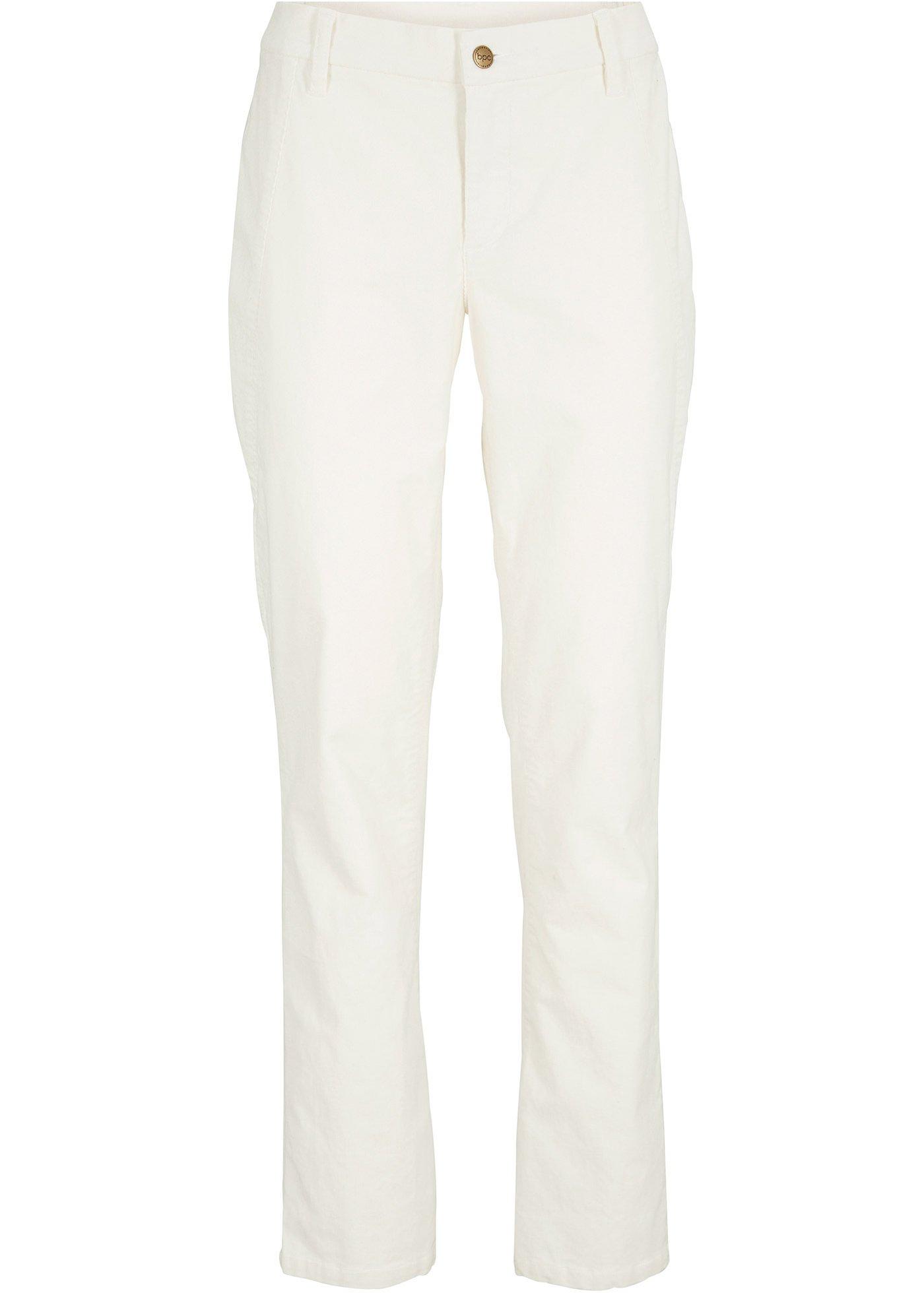 Pantalon velours côtelé extensible à taille confortable