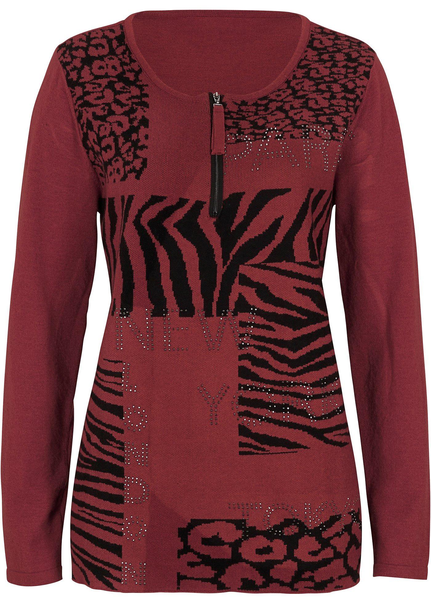 Pull long en jacquard