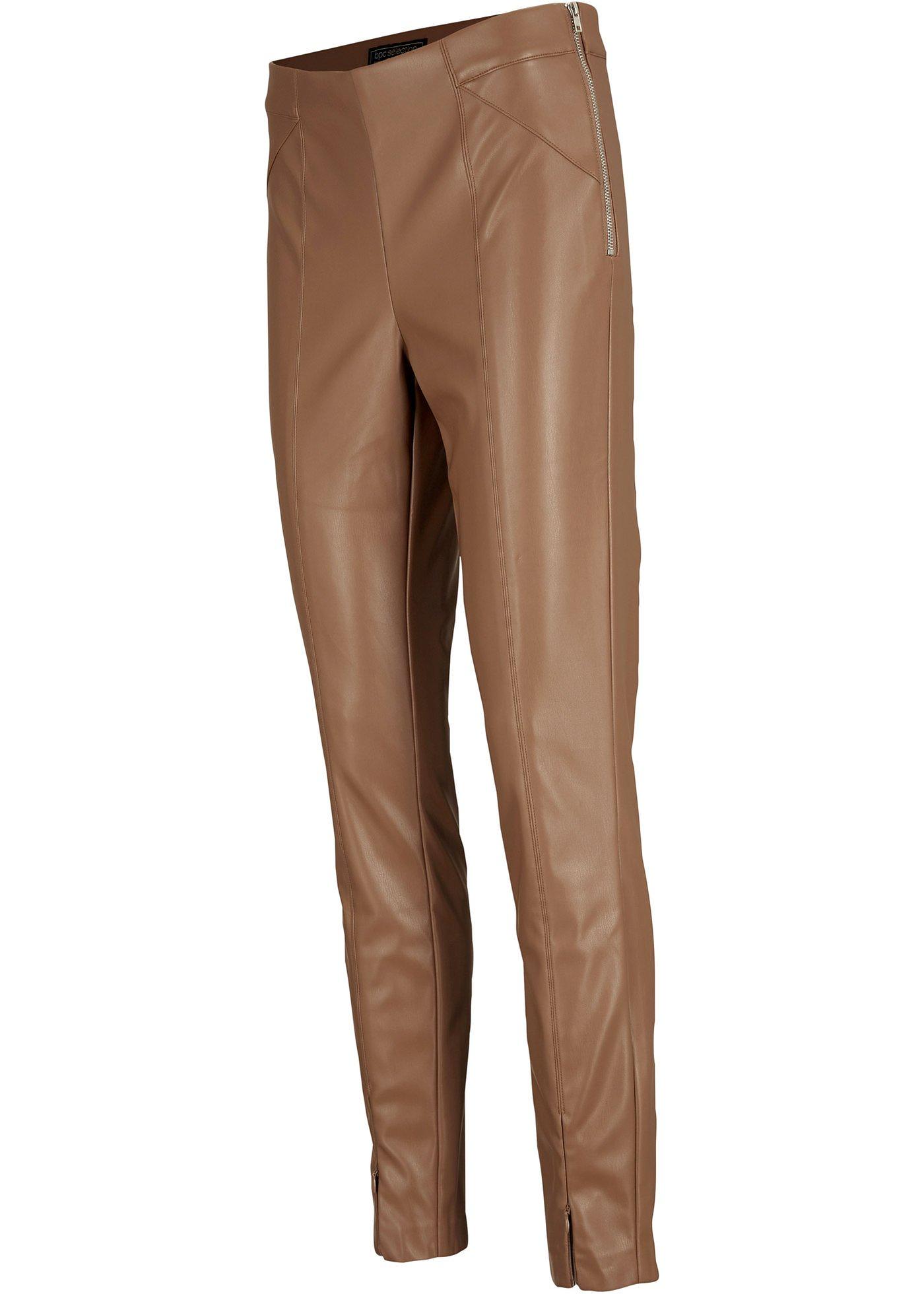 Legging en synthétique imitation cuir