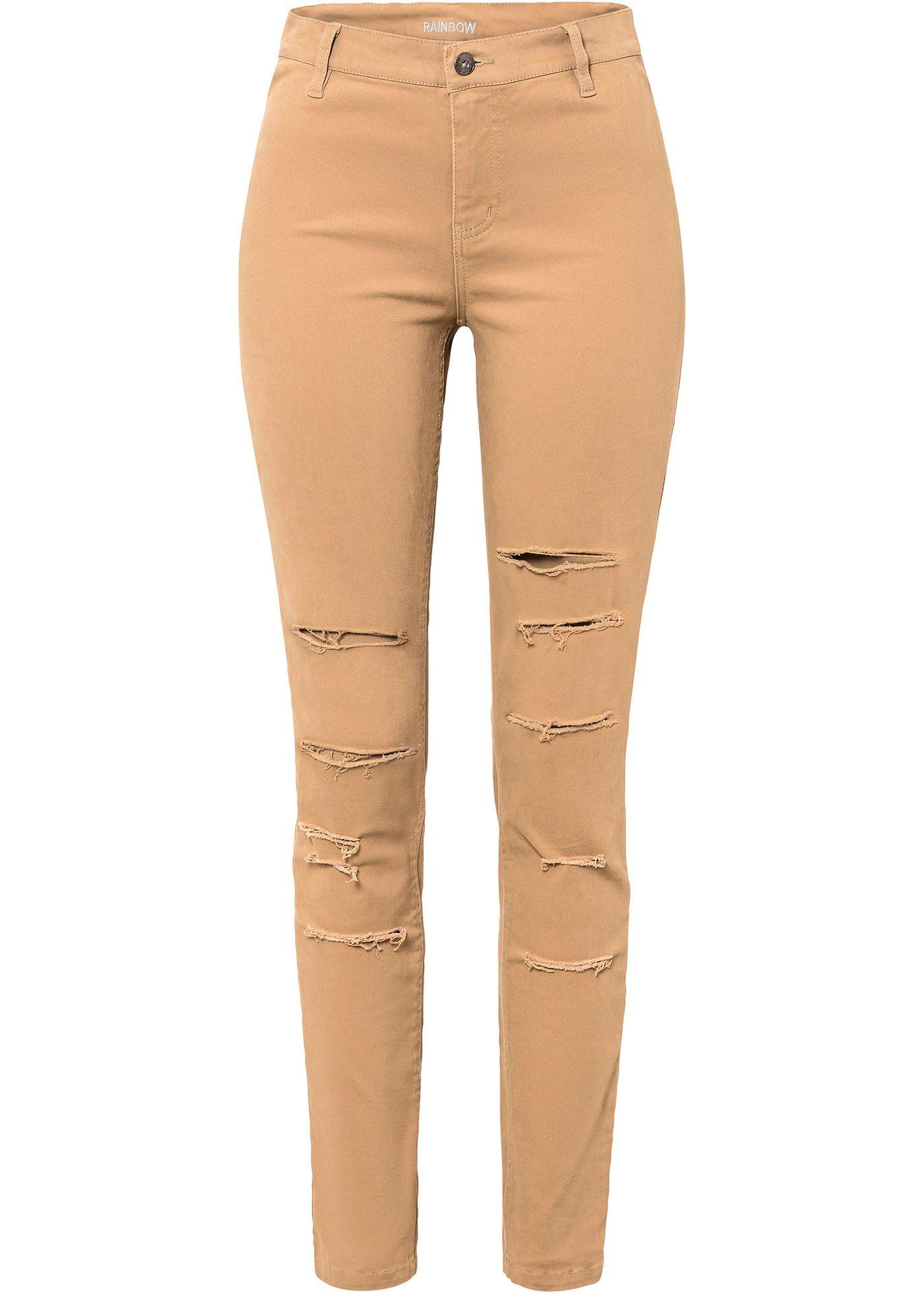 Pantalon avec effet destroyed