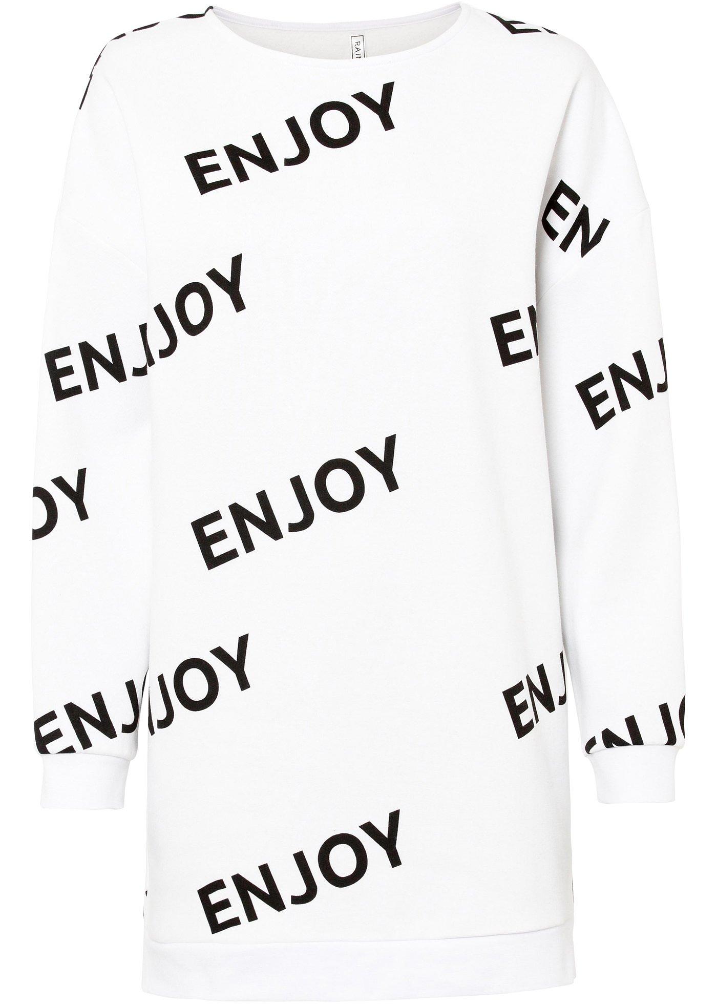 Sweat-shirt long oversize