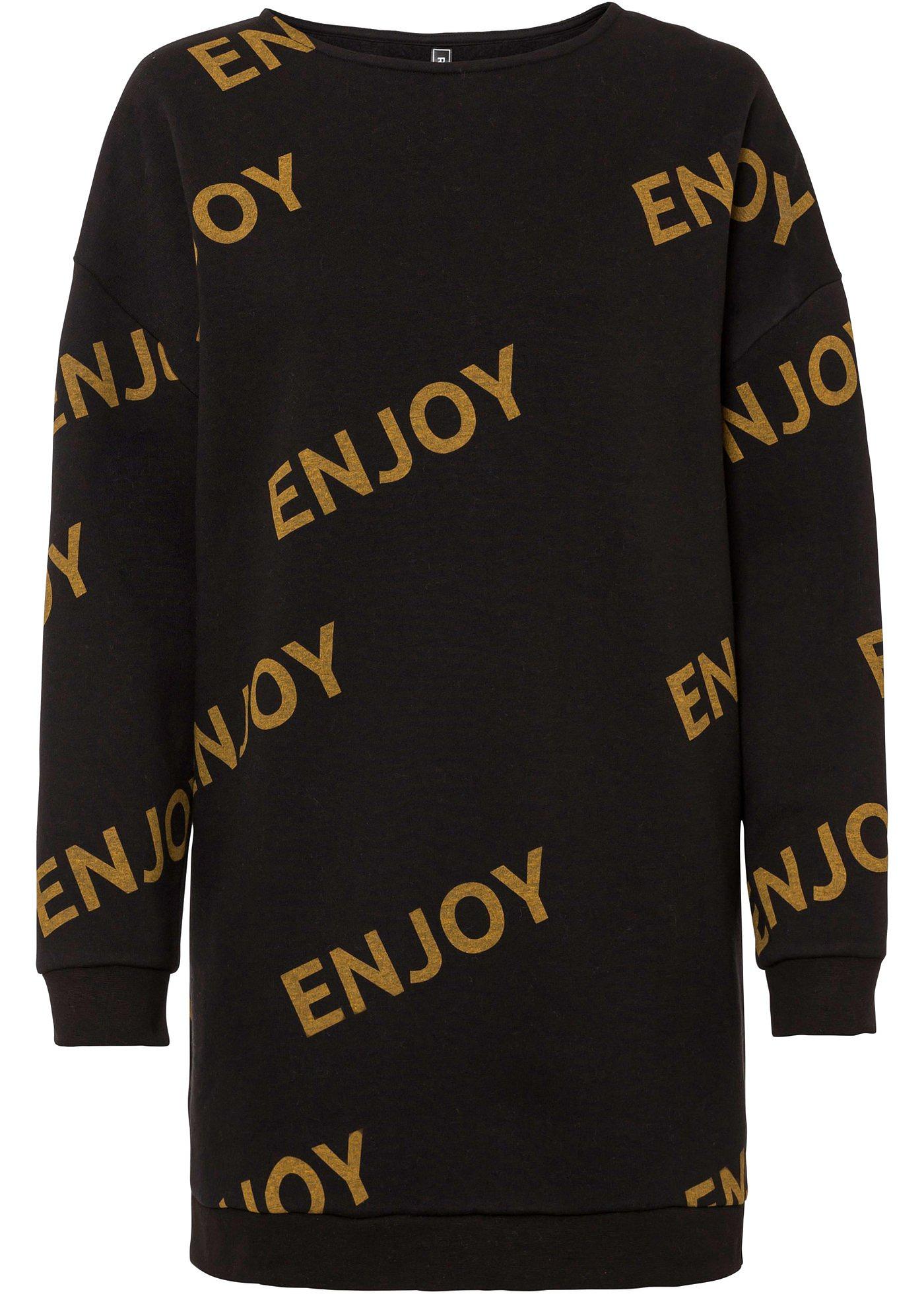 Sweat-shirt long oversize