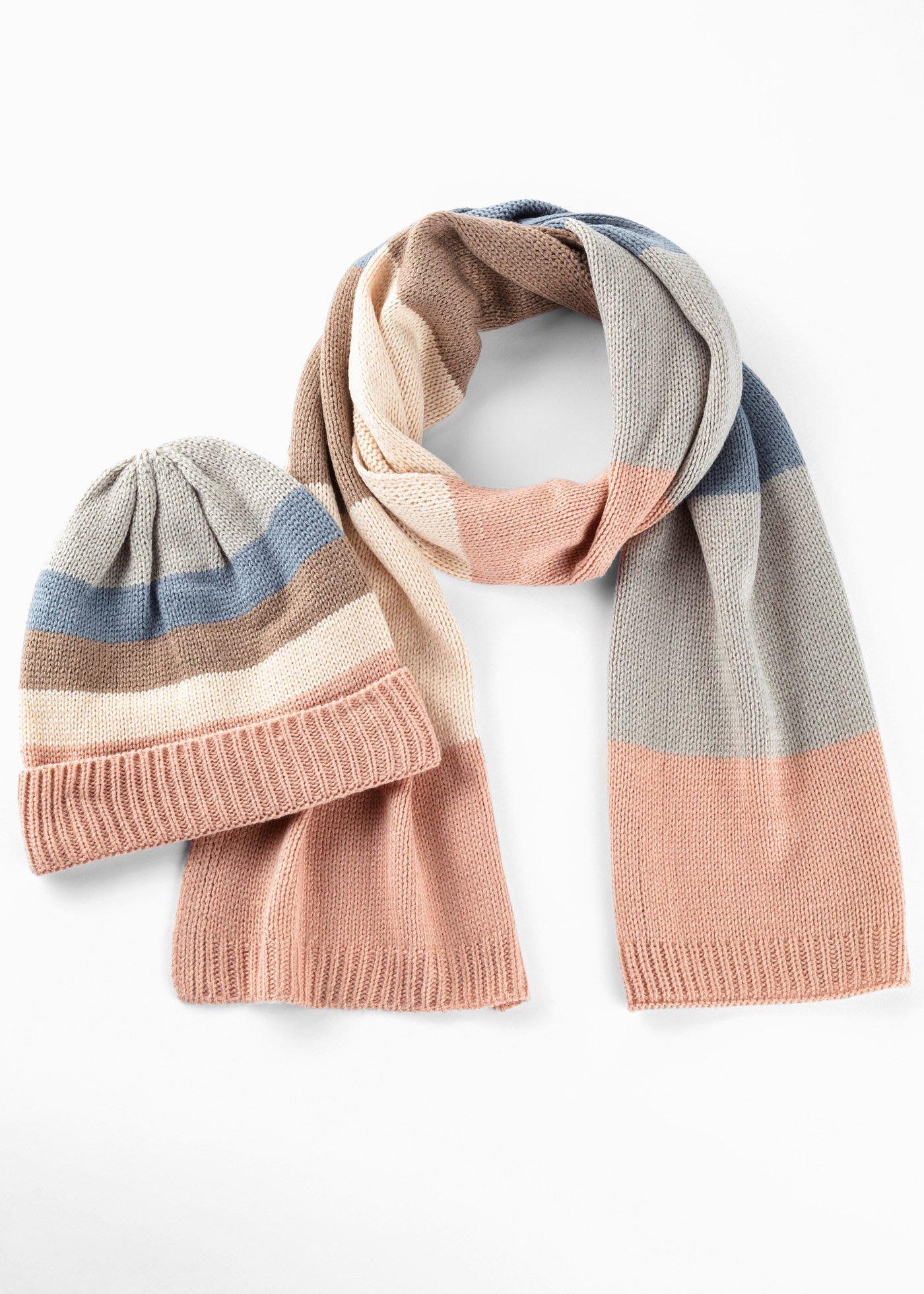 Écharpe et bonnet (Ens. 2 pces.)