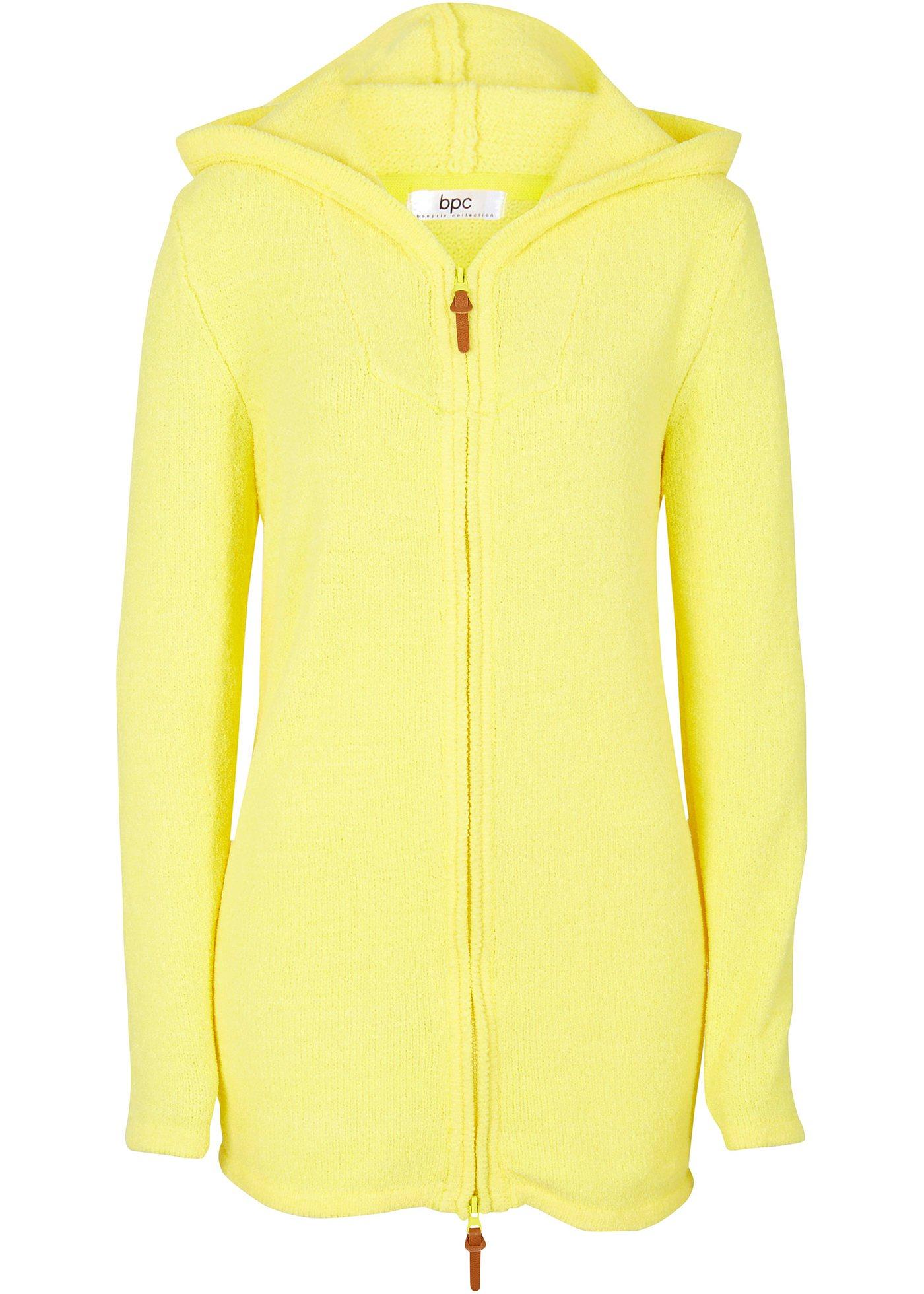 Gilet en maille polaire douillet à capuche