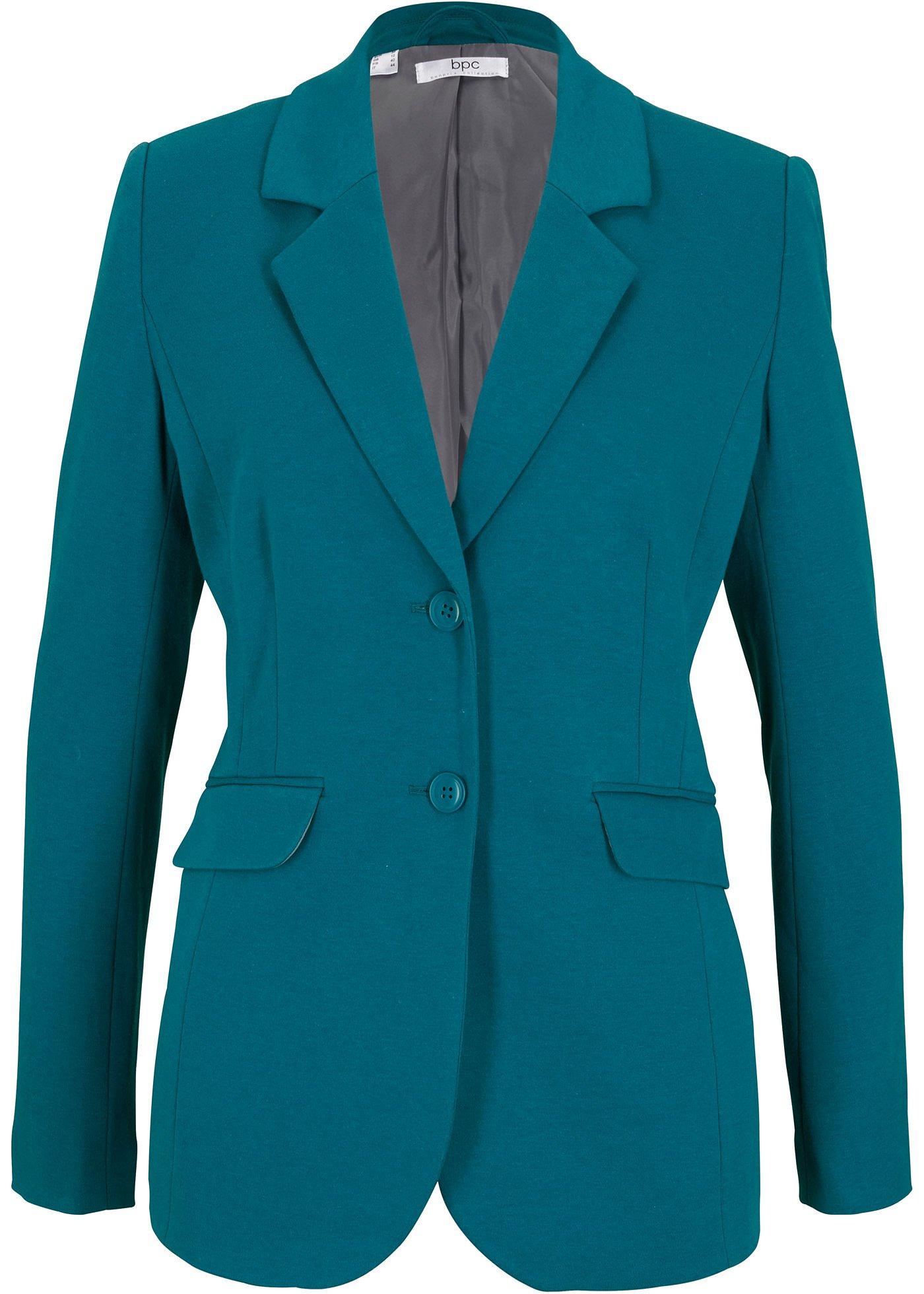 Blazer en jersey coton cintré