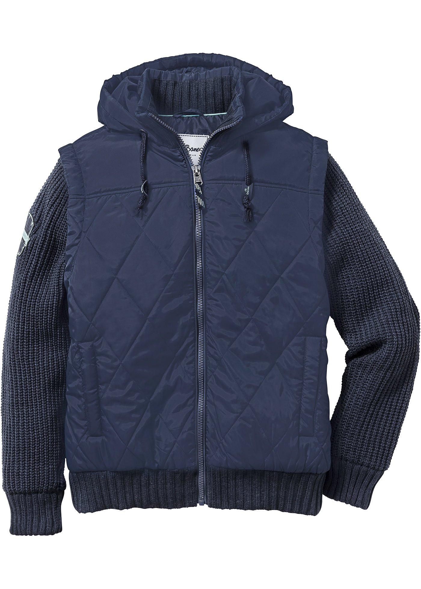 Blouson avec manches en maille