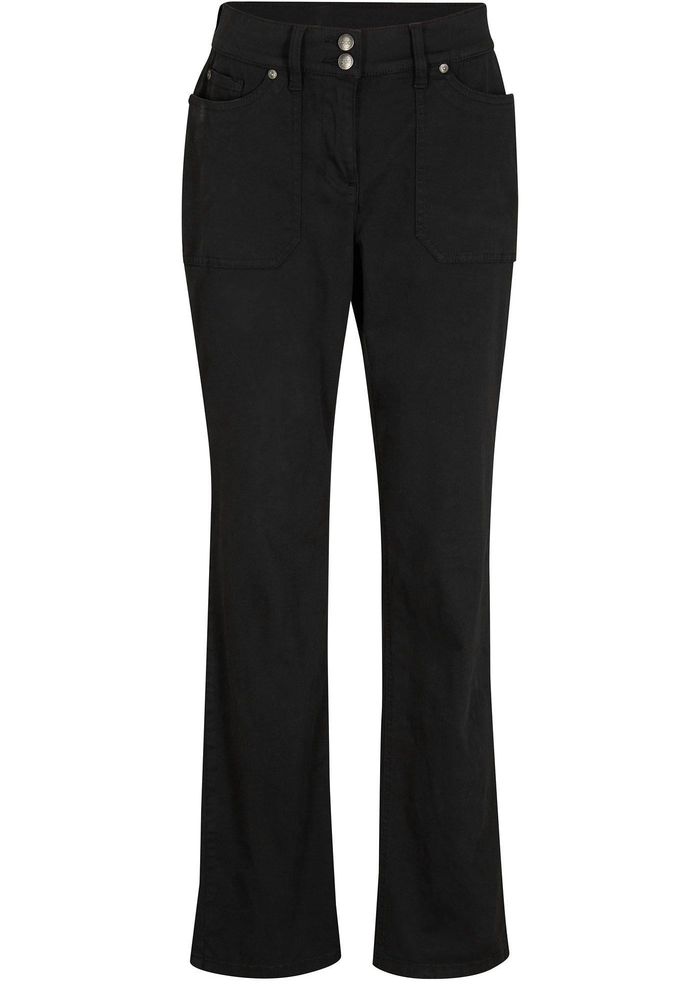 Pantalon extensible avec poches, Straight