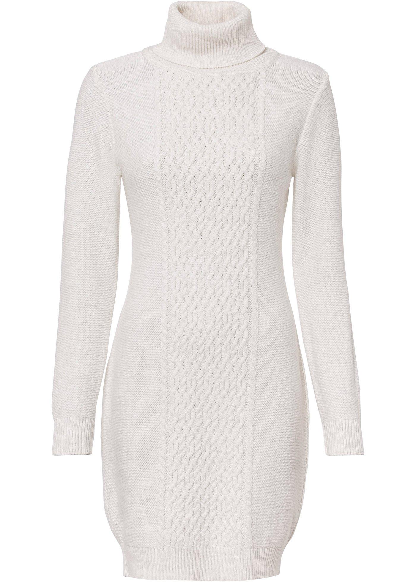 Robe en maille à motif torsadé