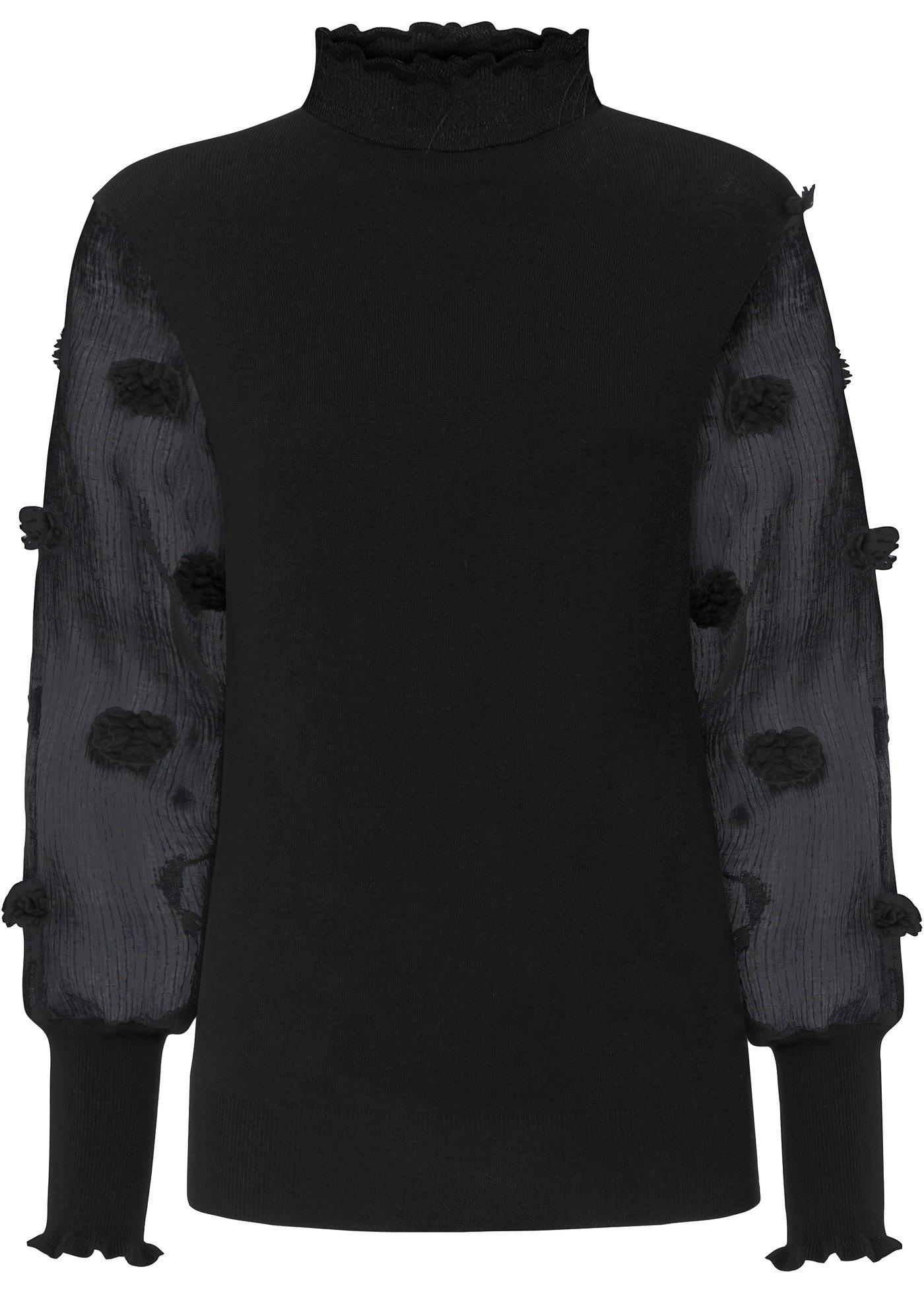 Pull avec manches en organza