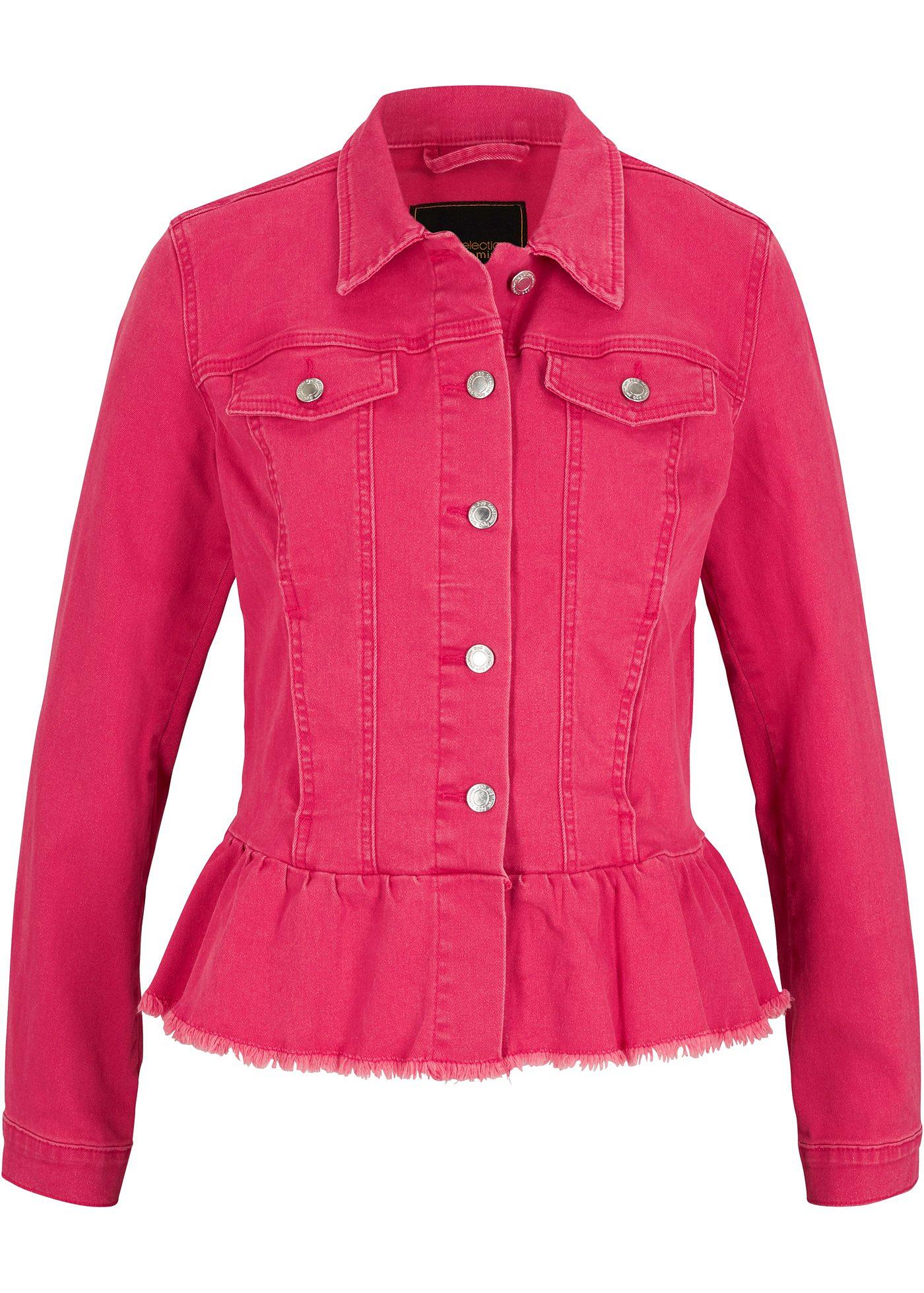 Veste en jean à basque