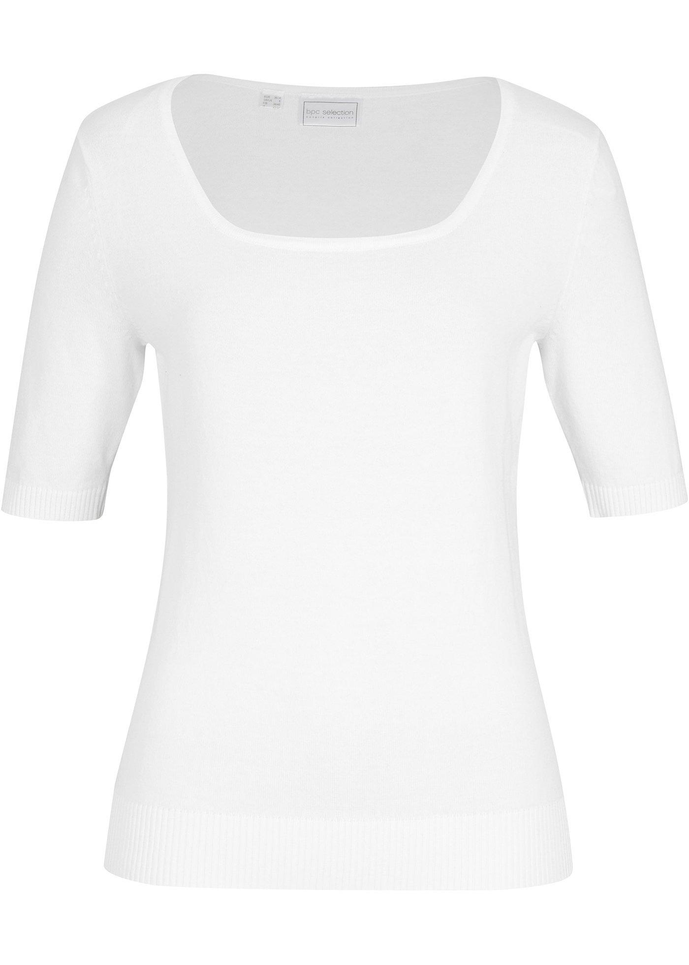 Pull à encolure carrée