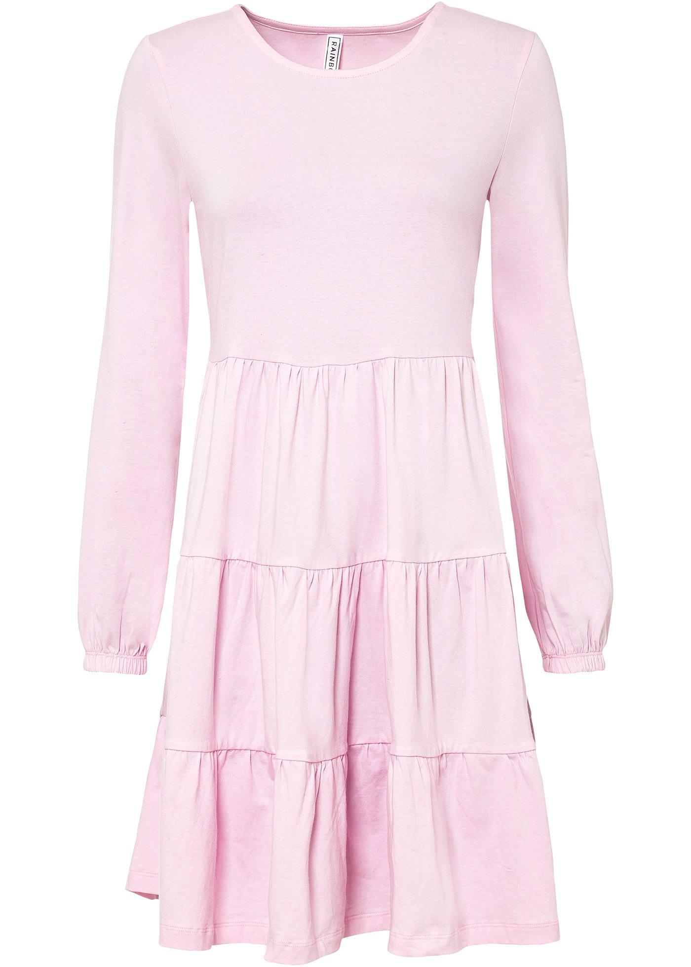 Robe à volants avec viscose durable