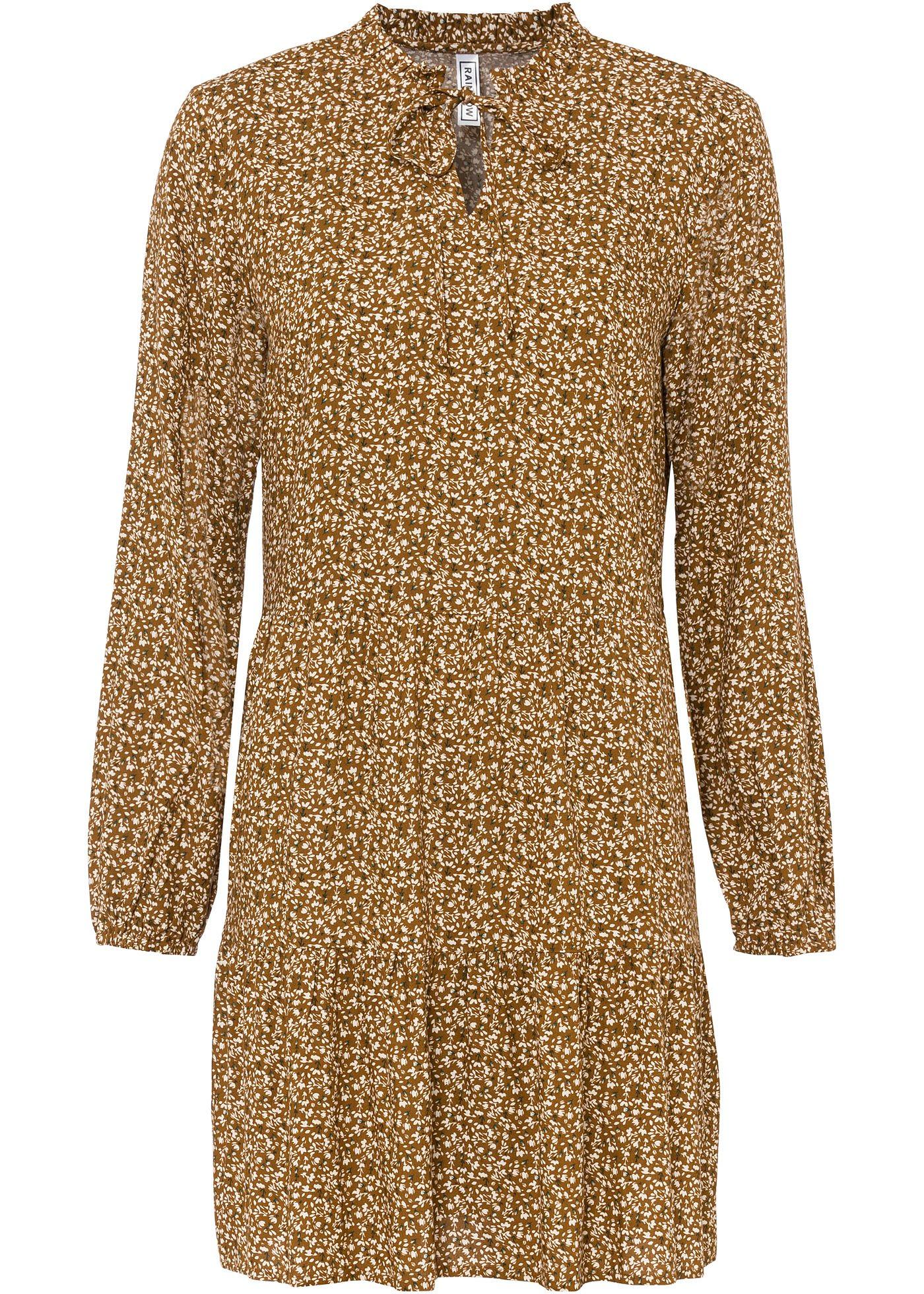 Robe à volant en viscose durable