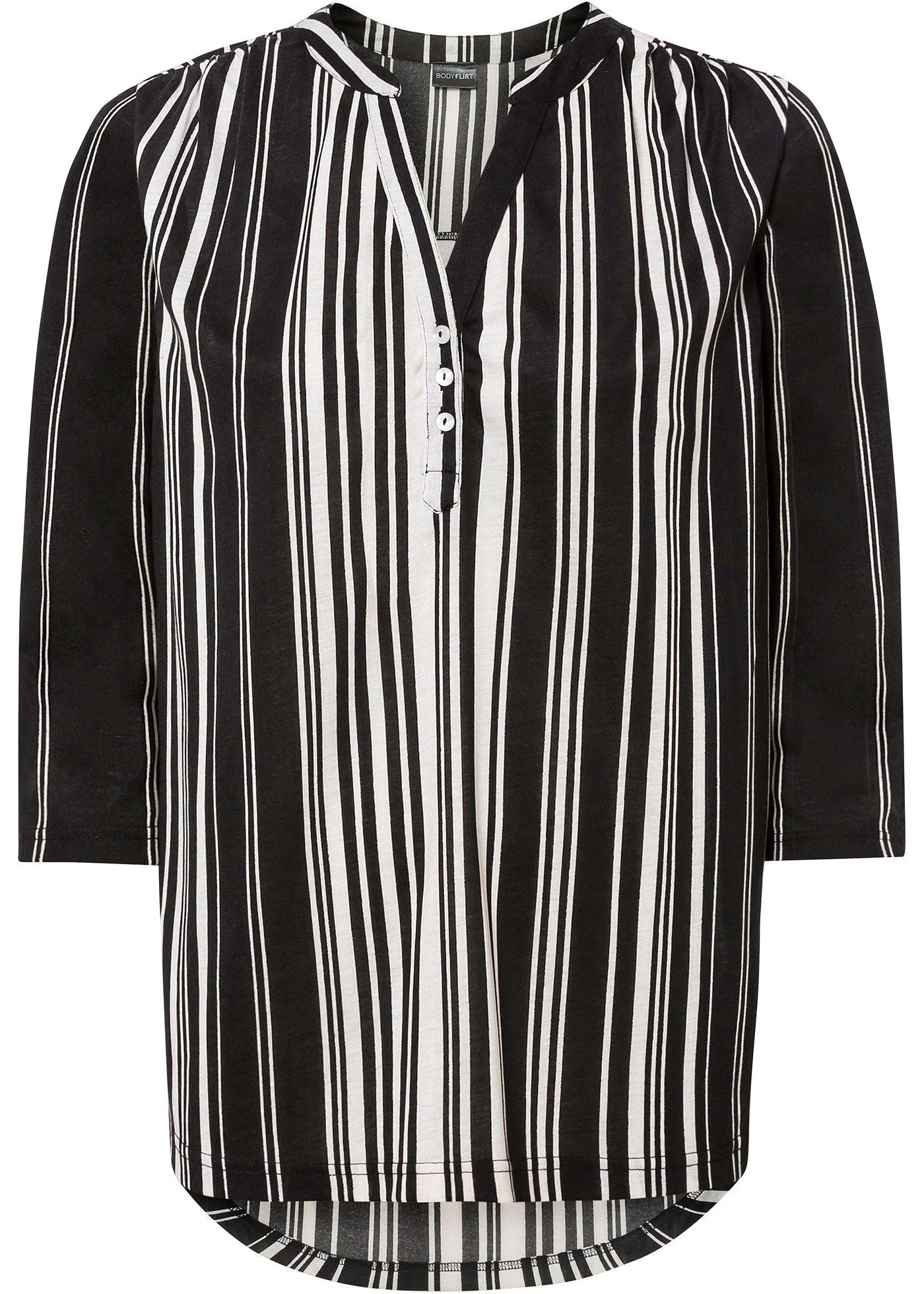 T-shirt avec patte de boutonnage