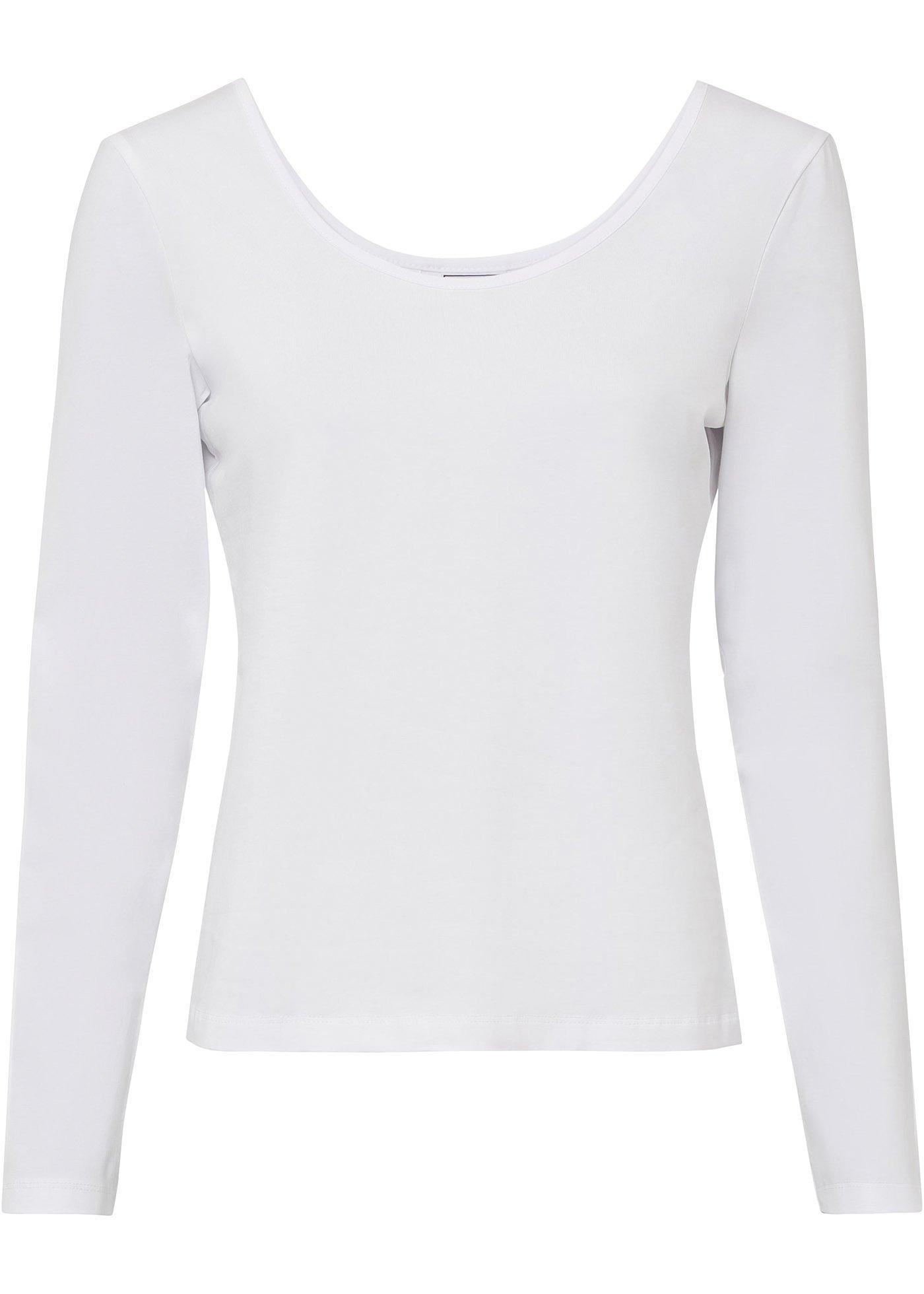 T-shirt avec dos plongeant