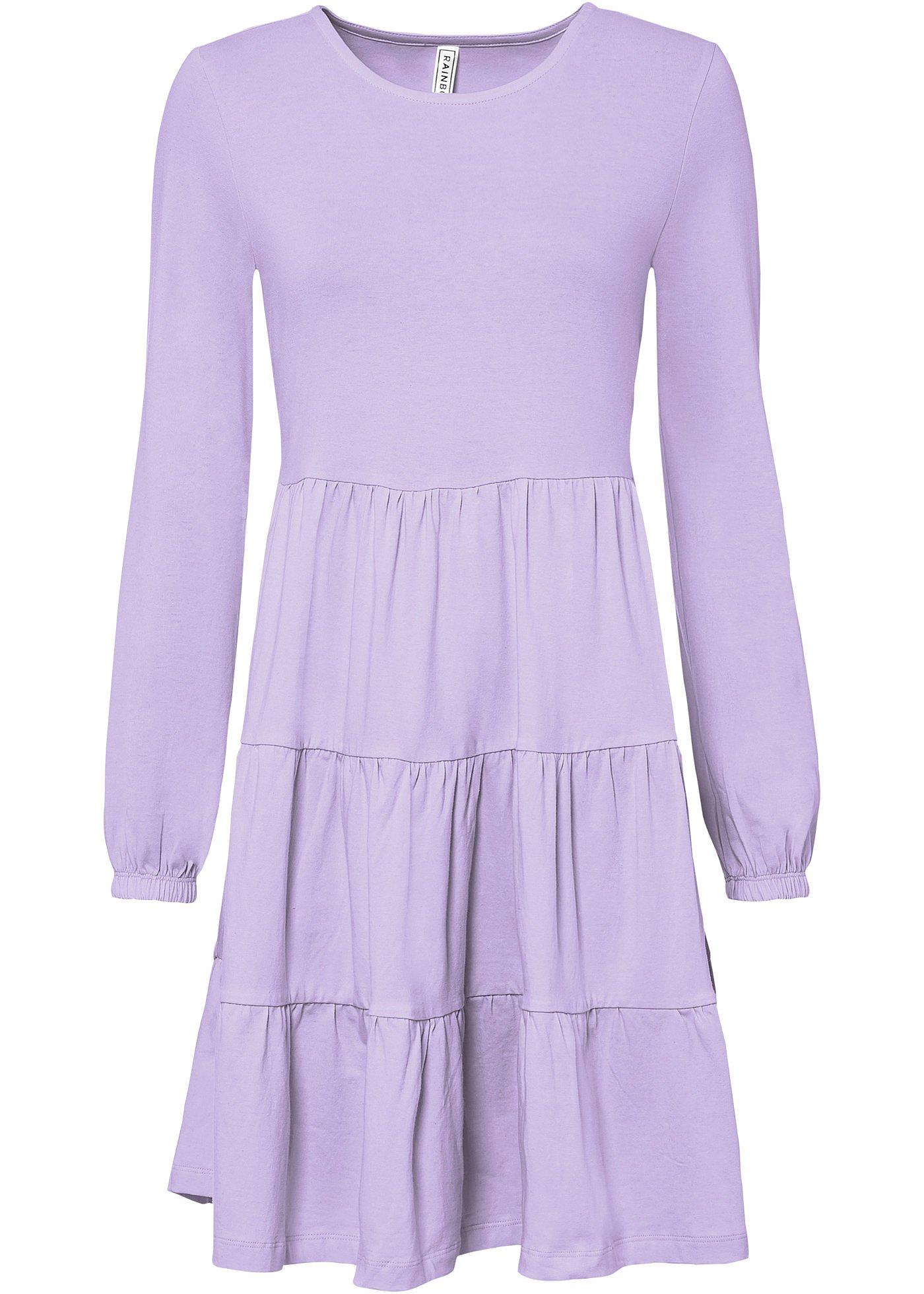 Robe à volants avec viscose durable