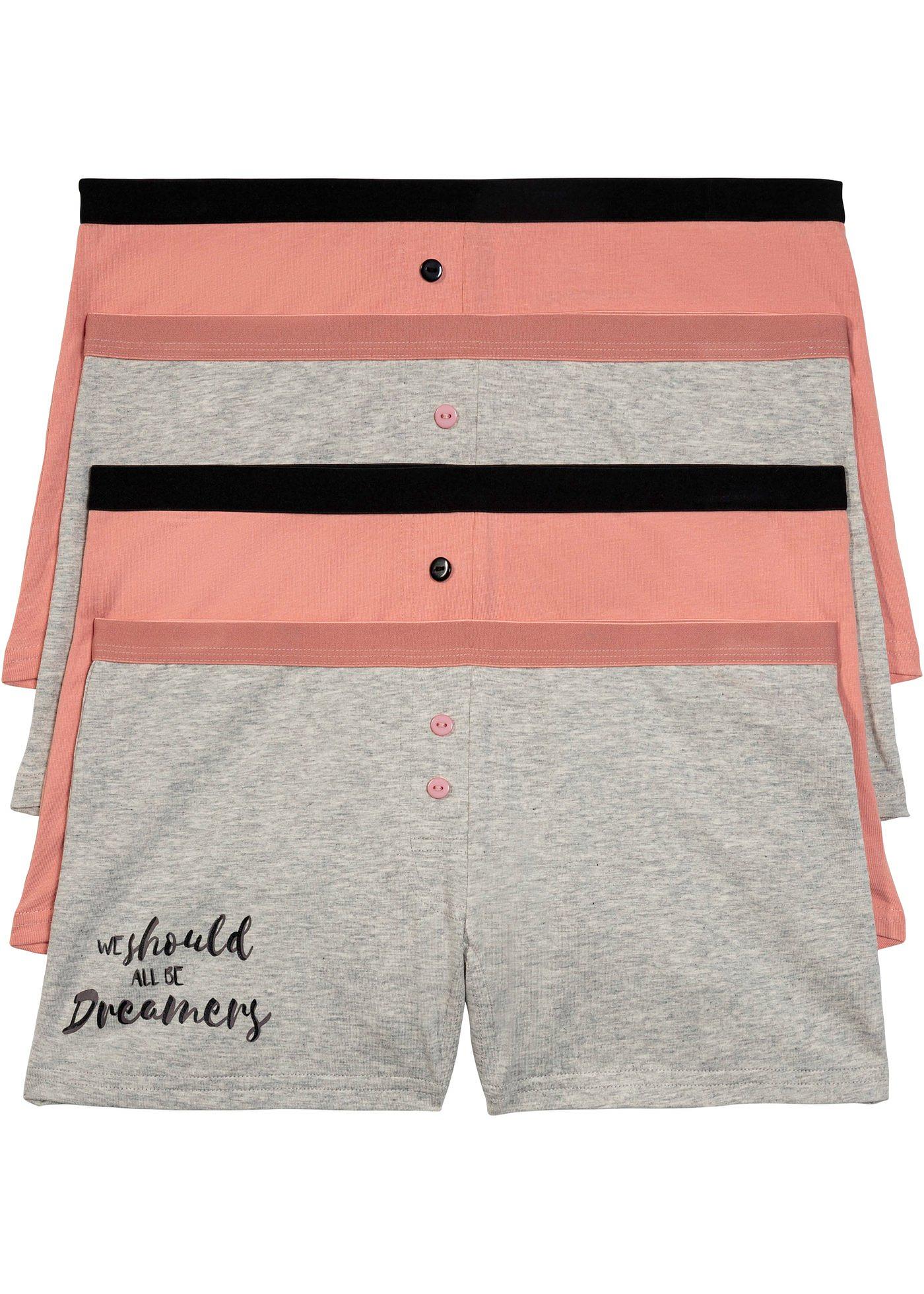 Lot de 4 boxers femme