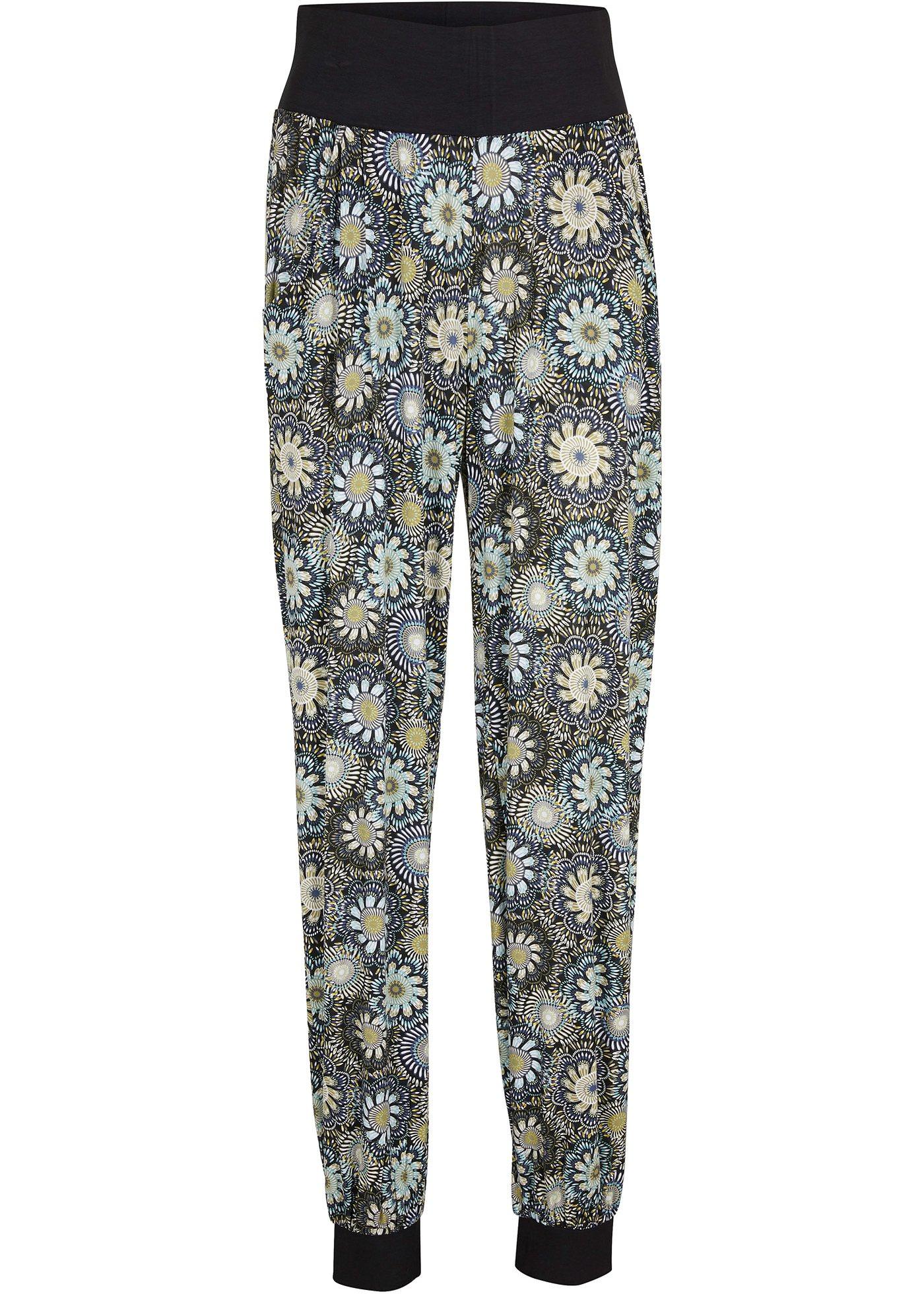 Pantalon sarouel avec large empiècement taille haute