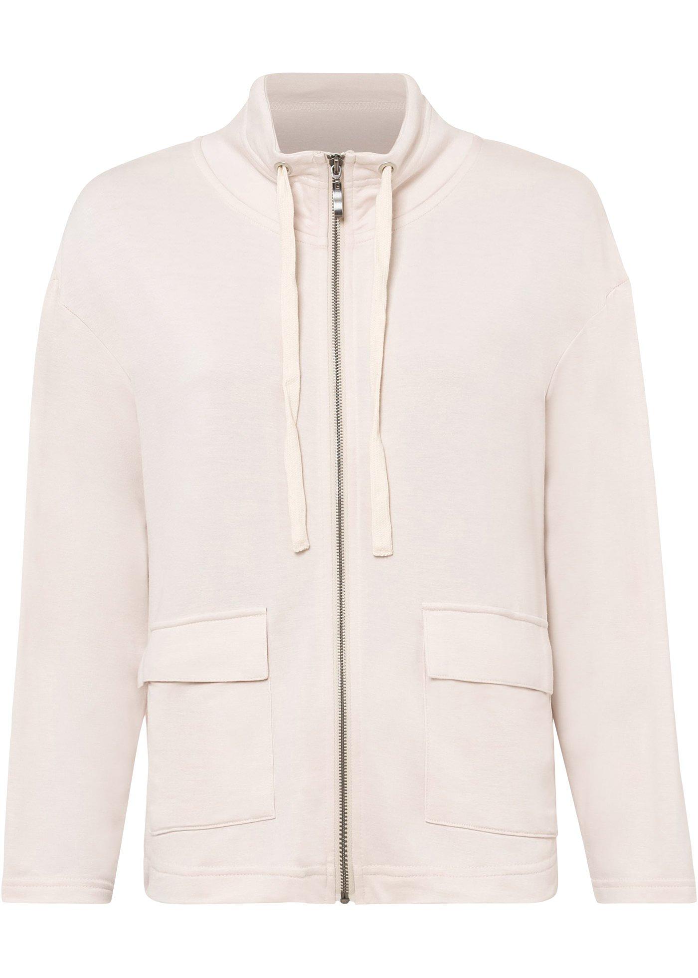 Gilet sweat-shirt à col montant