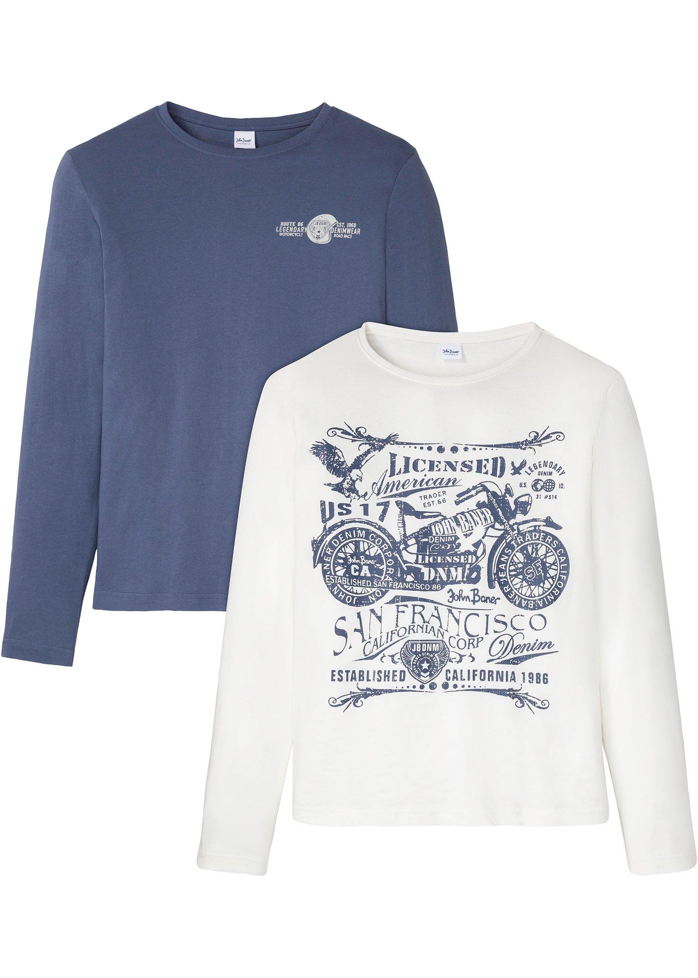 Lot de 2 T-shirts manches longues