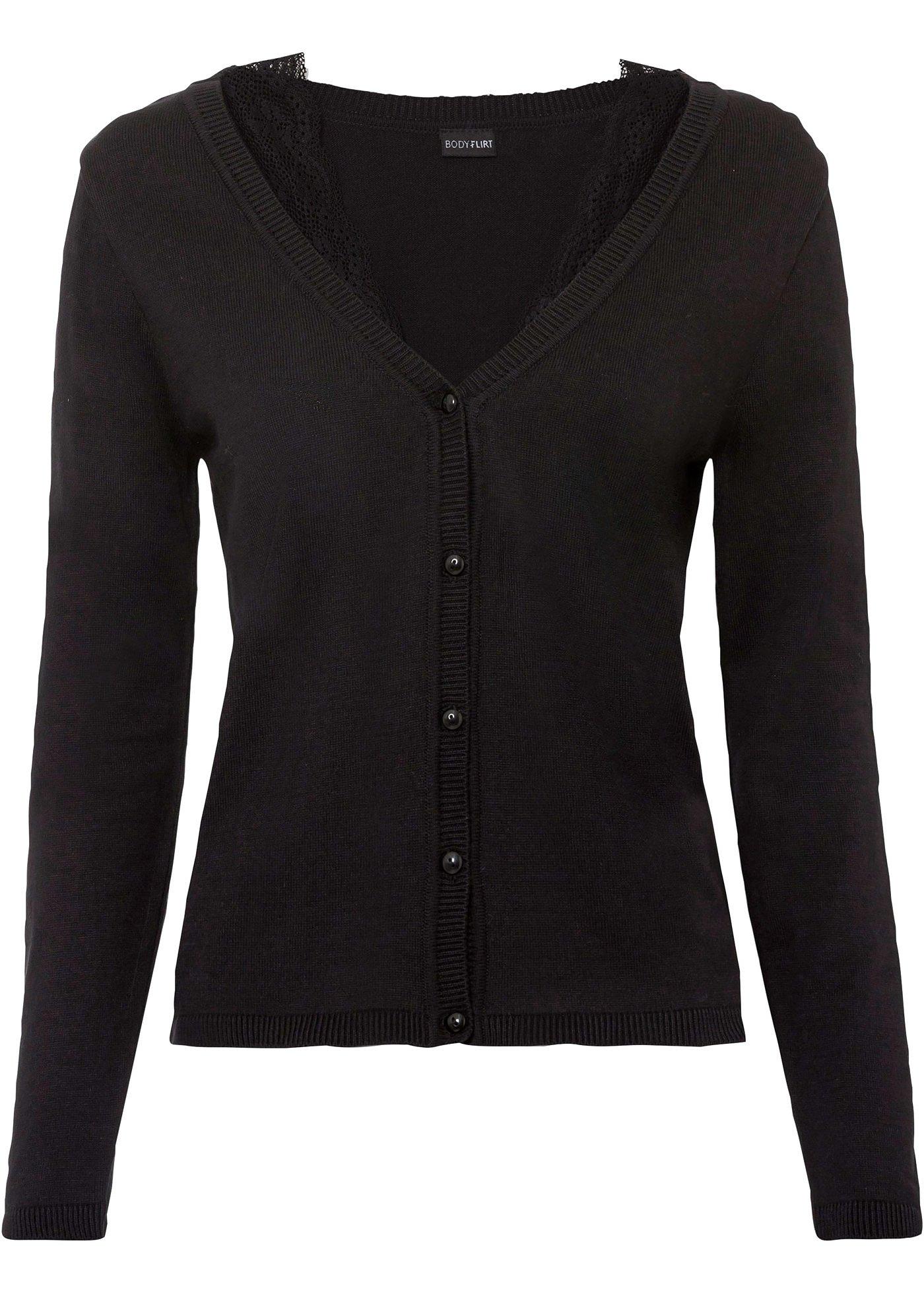 Gilet en maille à dentelle