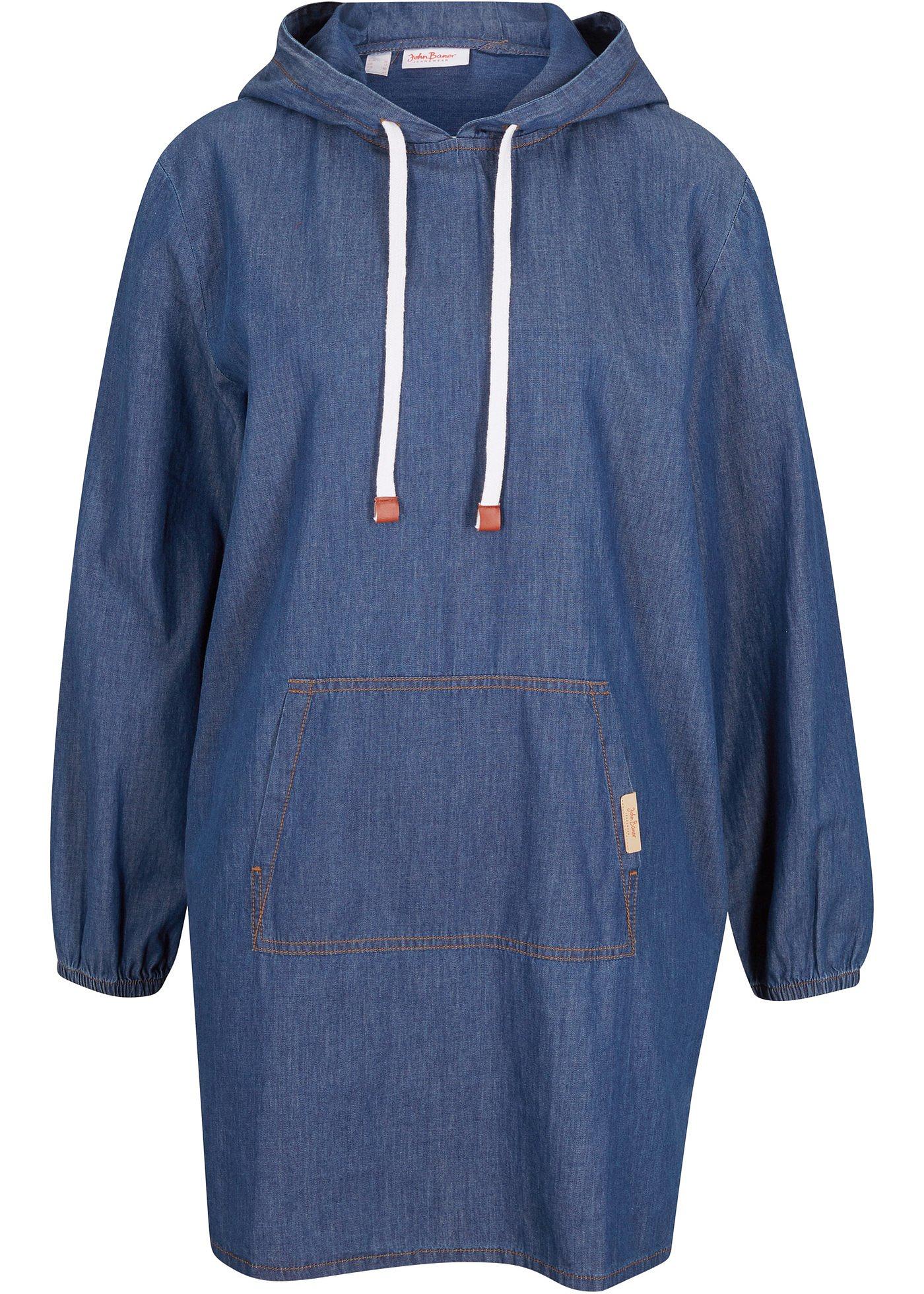 Blouse longue en jean