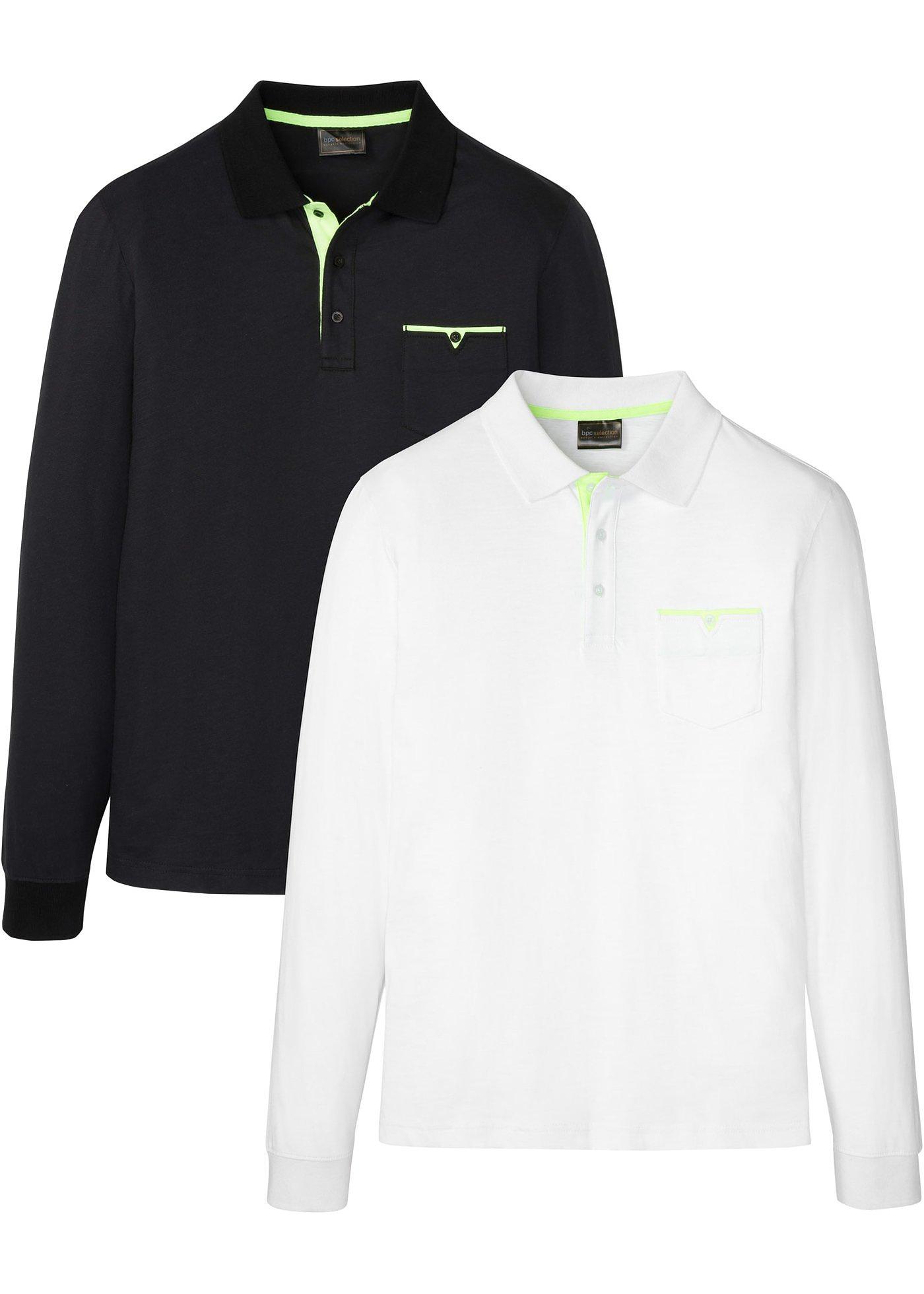 Lot de 2 polos à manches longues