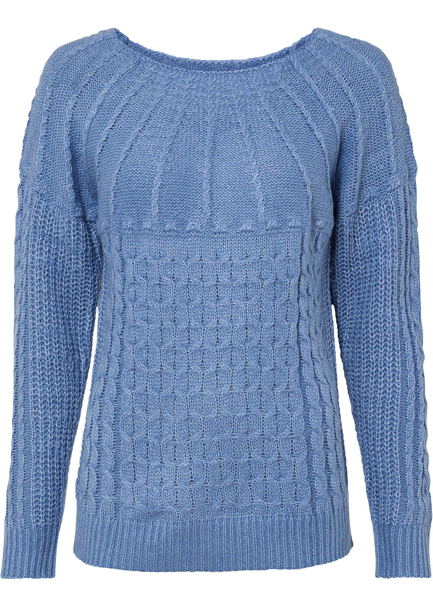 Pull en maille à manches raglan