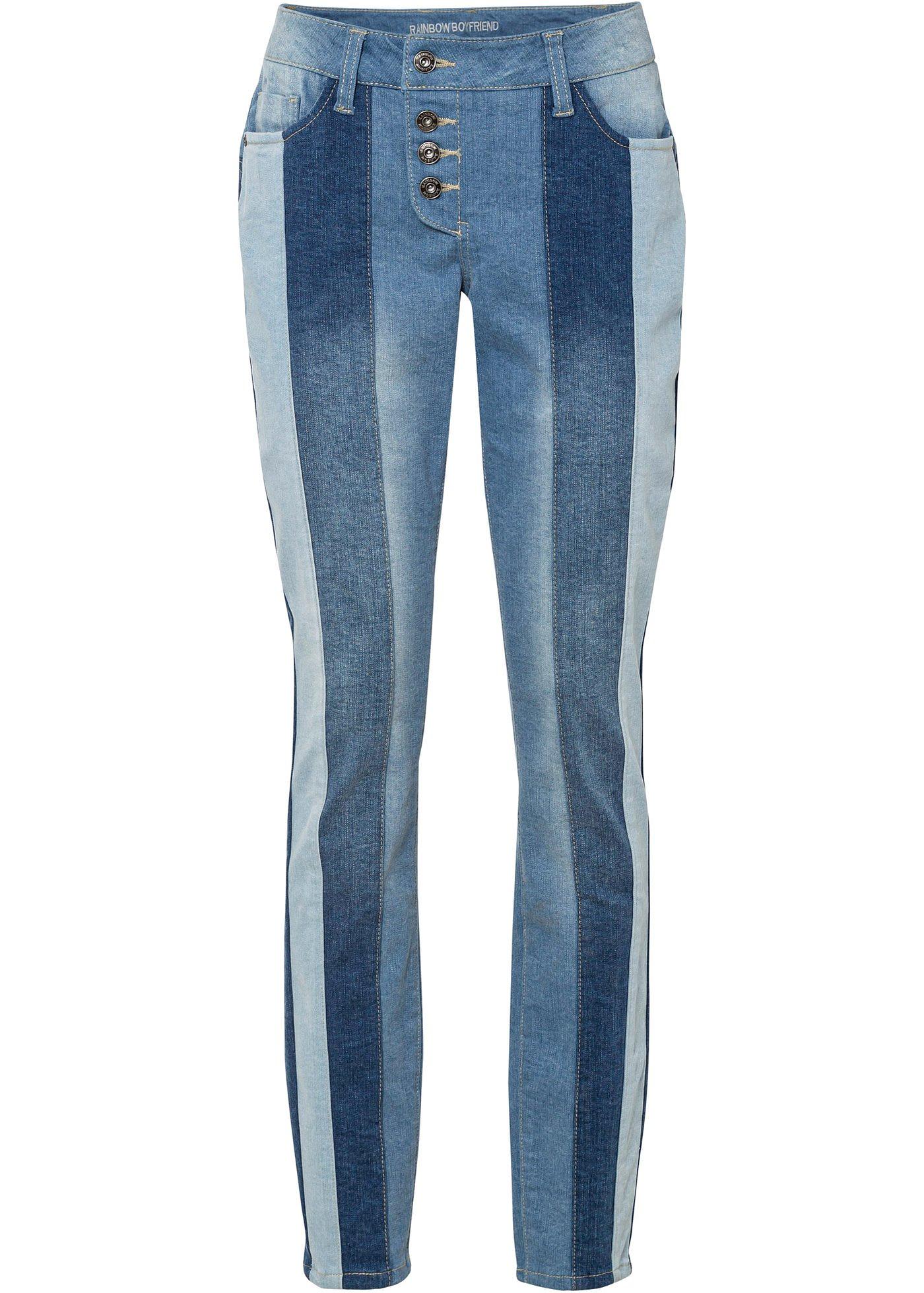 Jean Boyfriend multicolore
