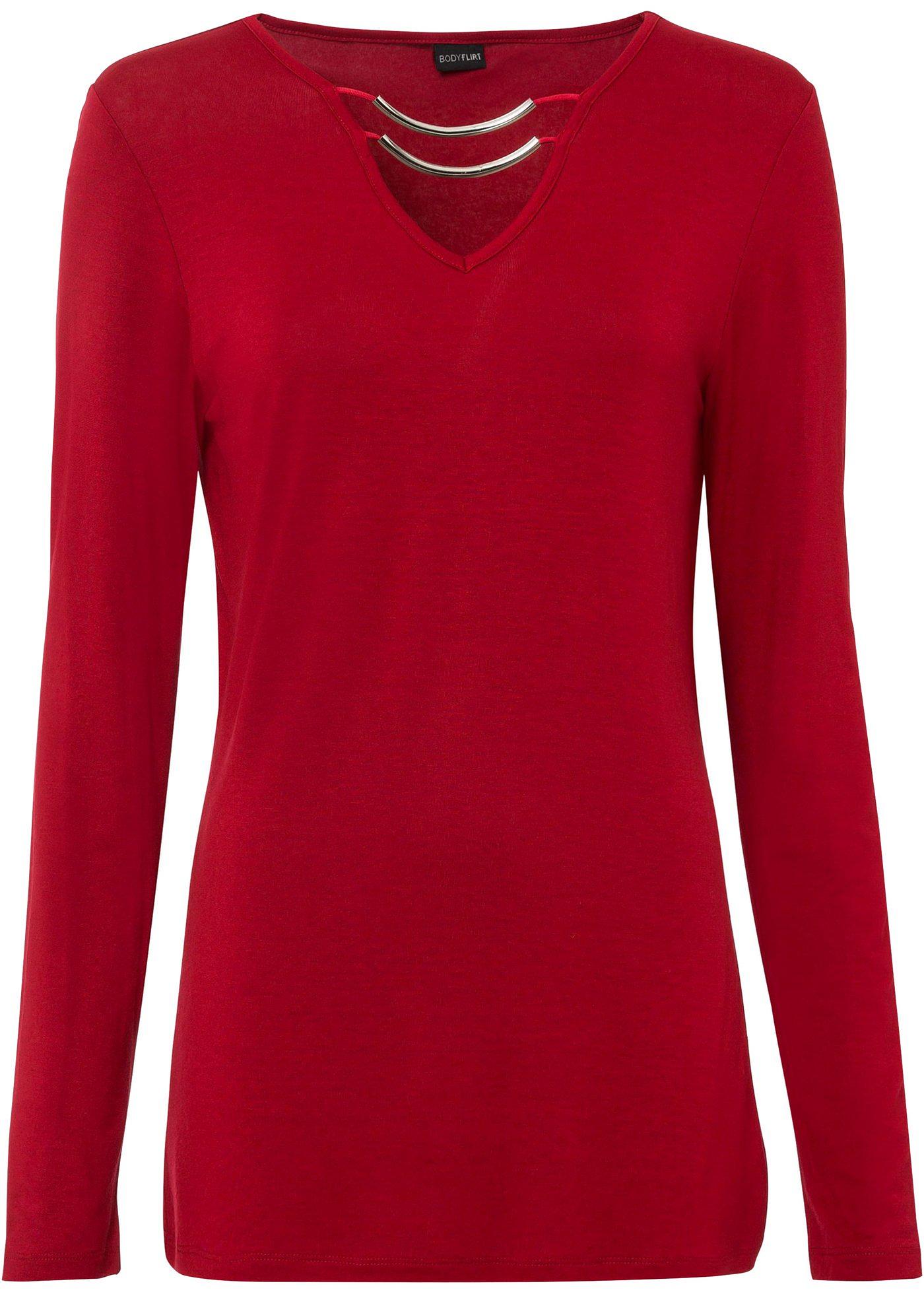 T-shirt avec décorations de couleur argentée