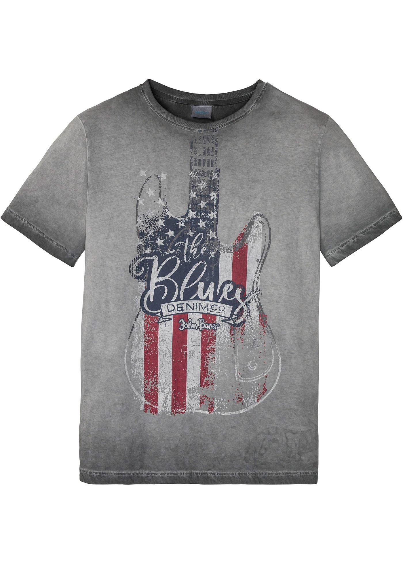 T-shirt aspect délavé