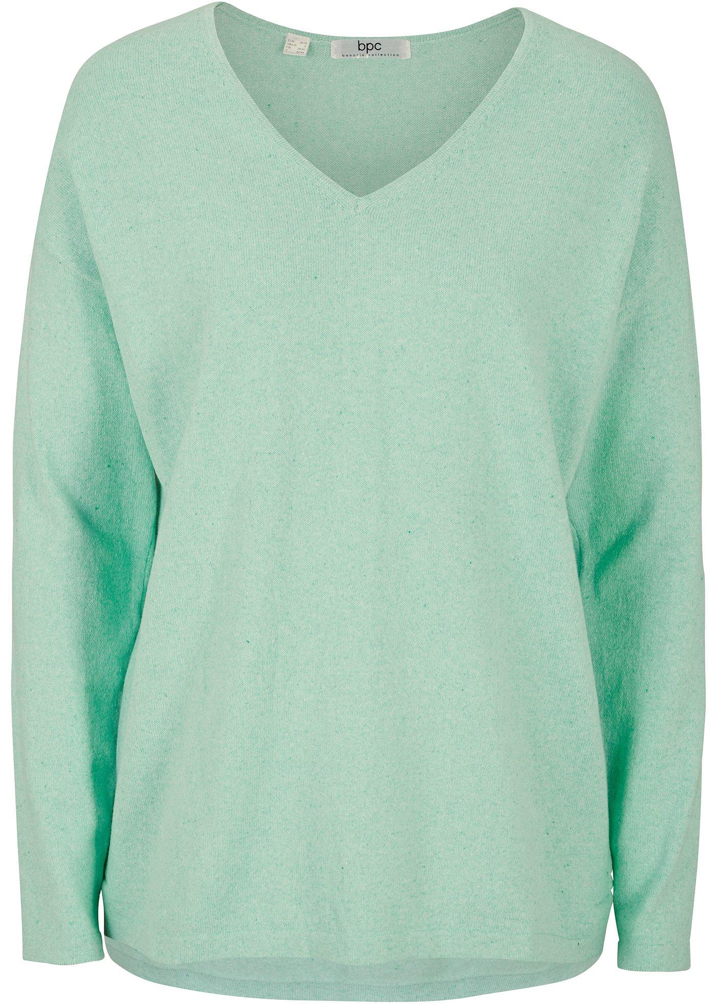 Pull court-long avec fente latérale