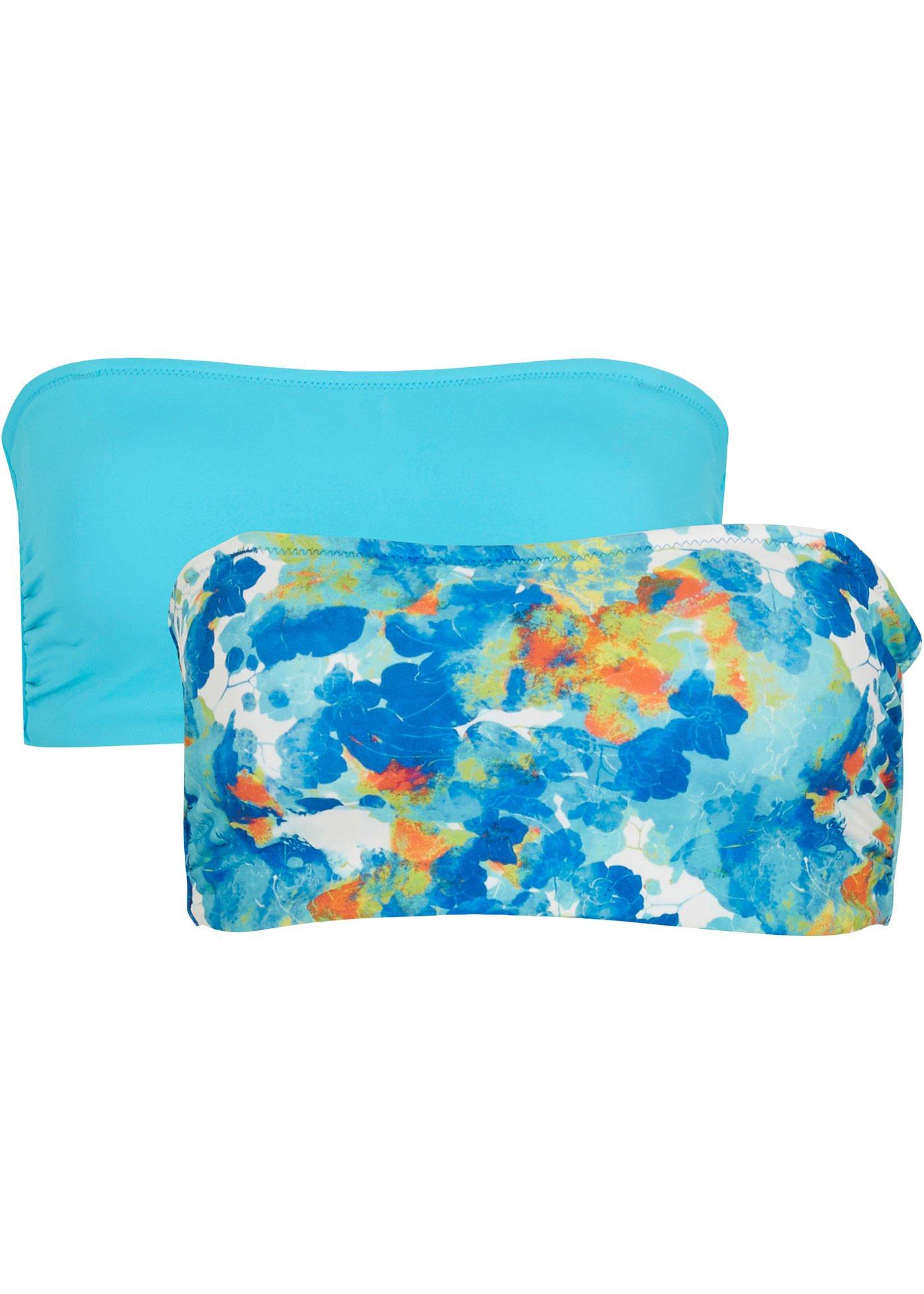 Lot de 2 hauts de bikini bandeau durables