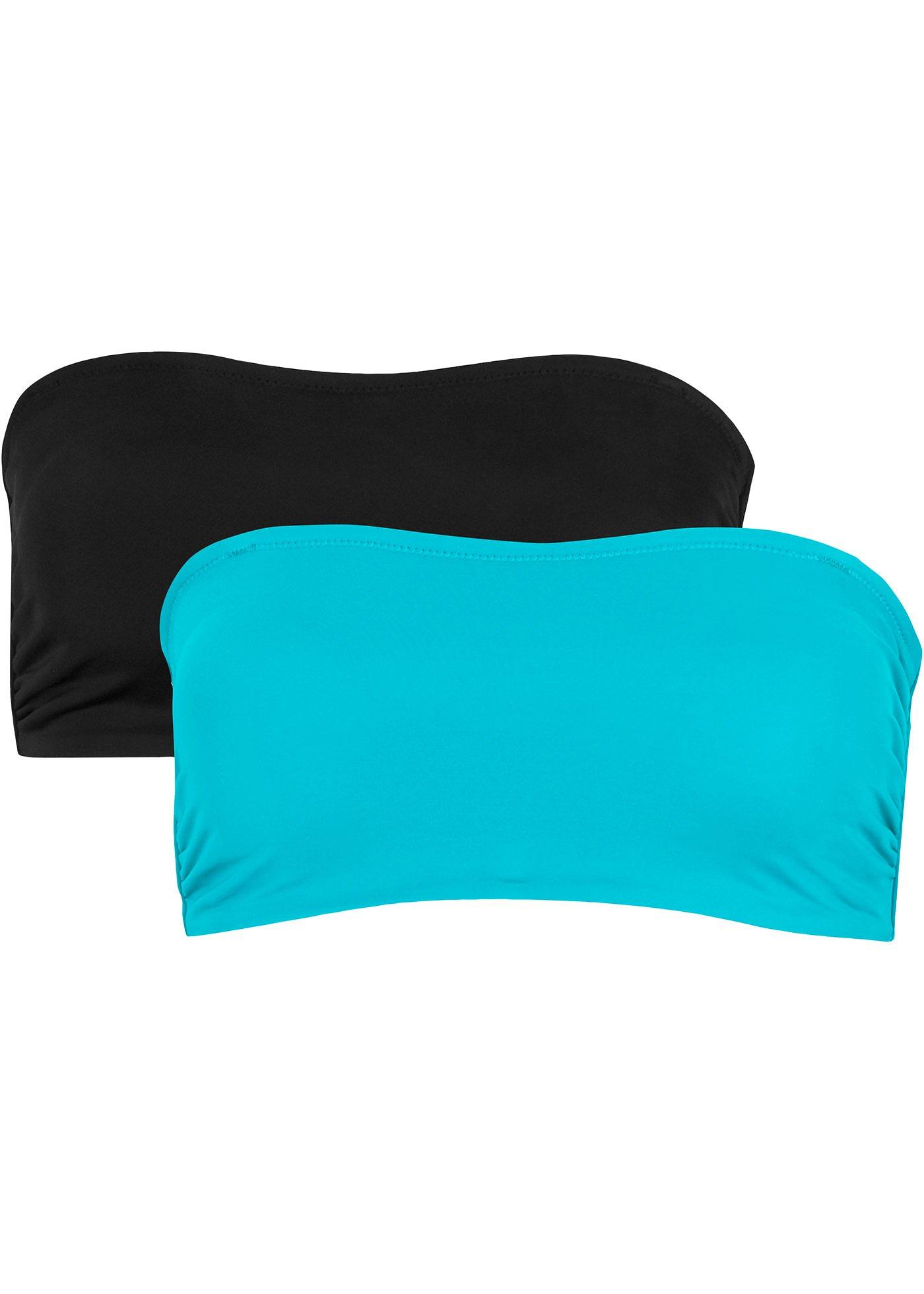 Lot de 2 hauts de bikini bandeau durables