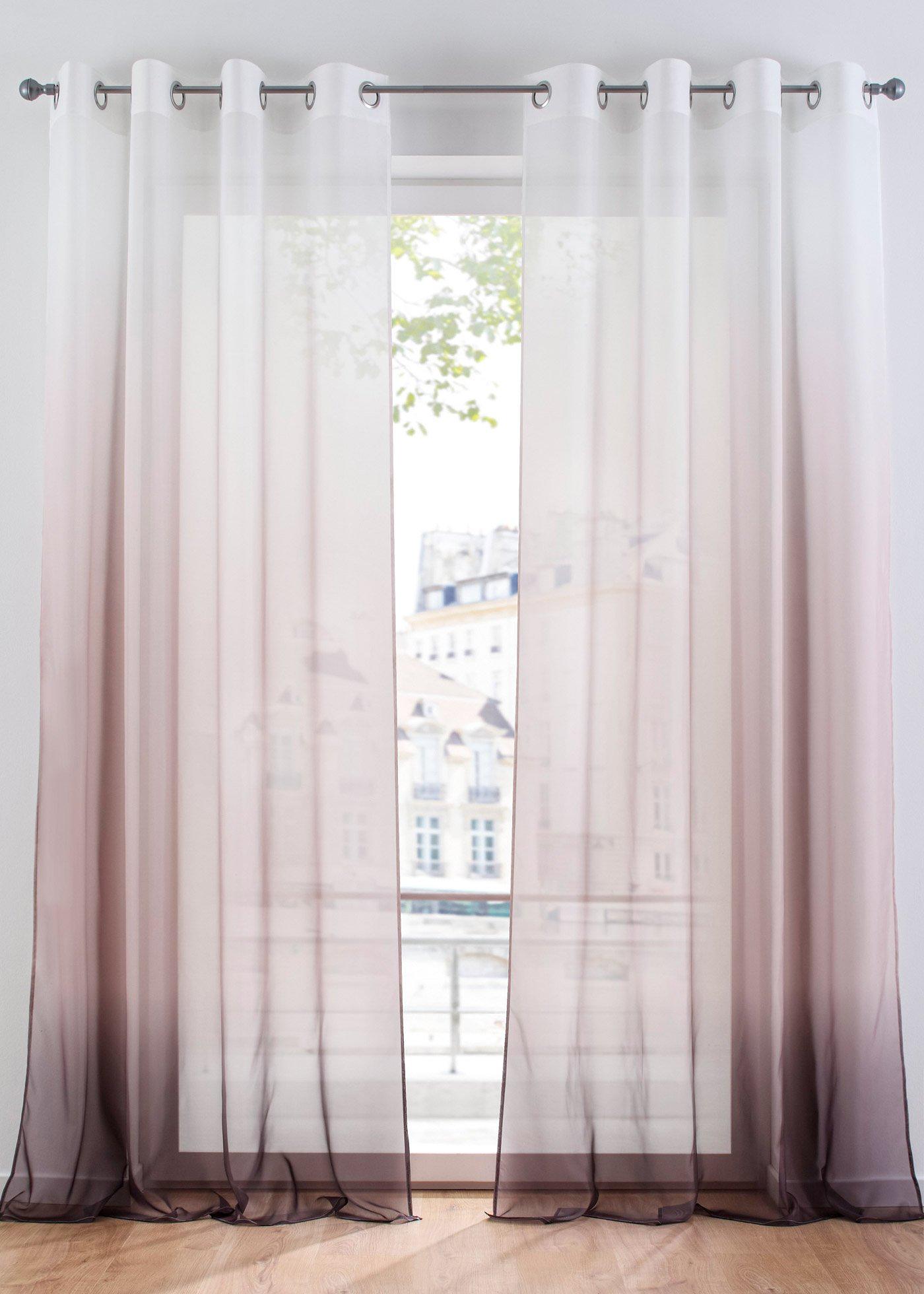 Voilage avec polyester recyclé (1 pce.)