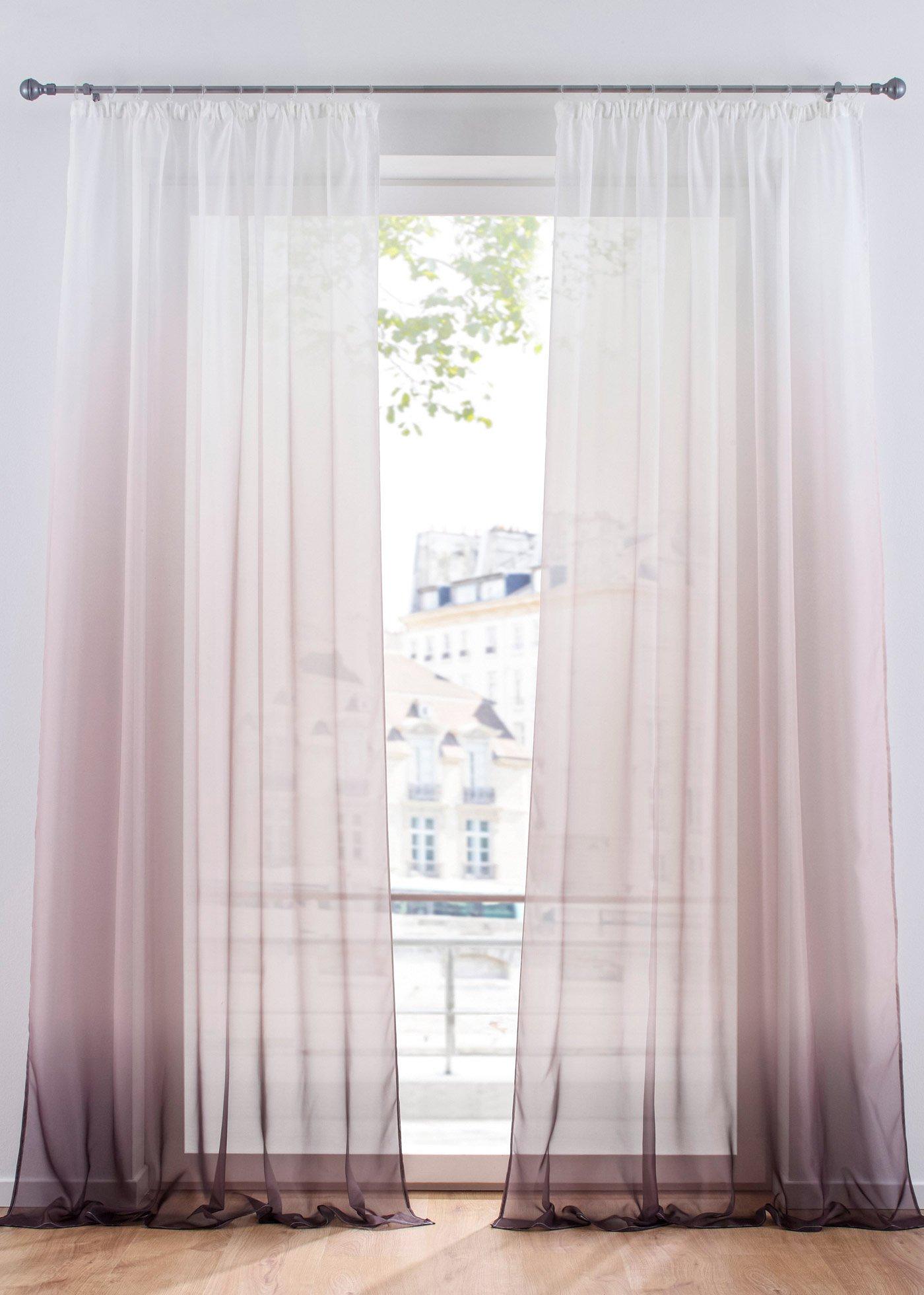 Voilage avec polyester recyclé (1 pce.)