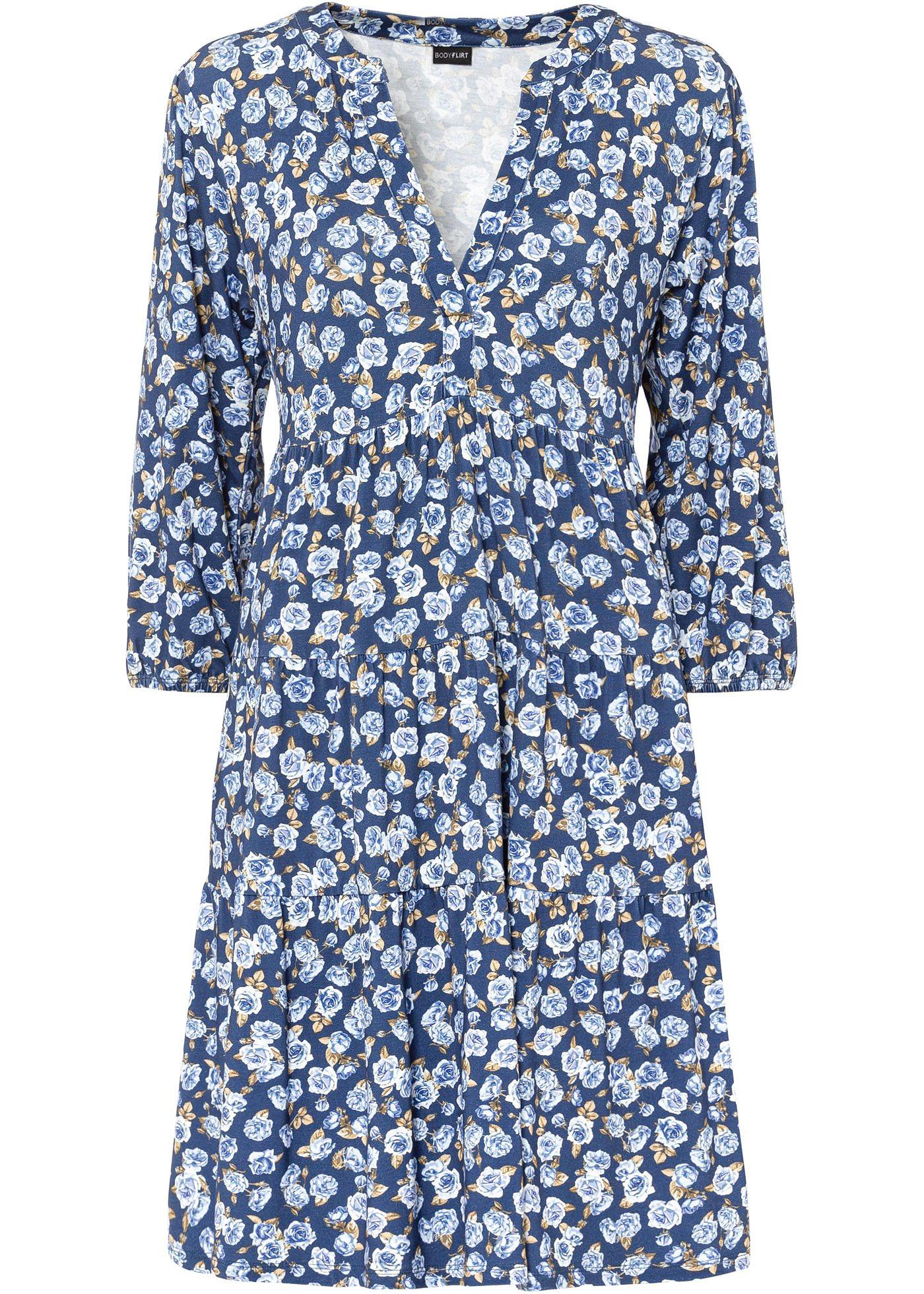 Robe-tunique imprimée en viscose durable