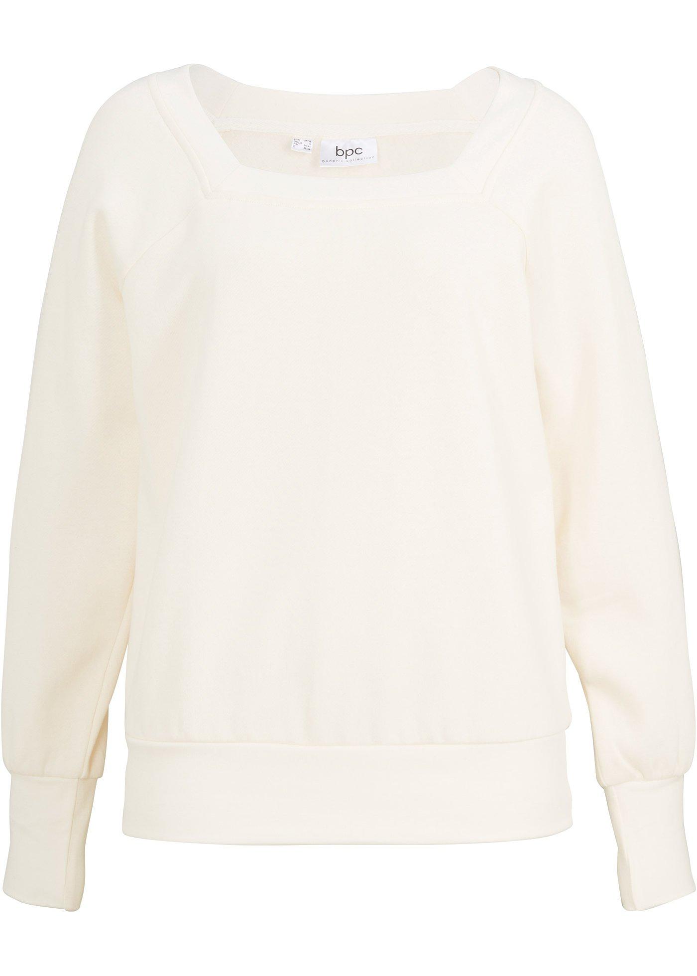 Sweat-shirt à encolure carrée