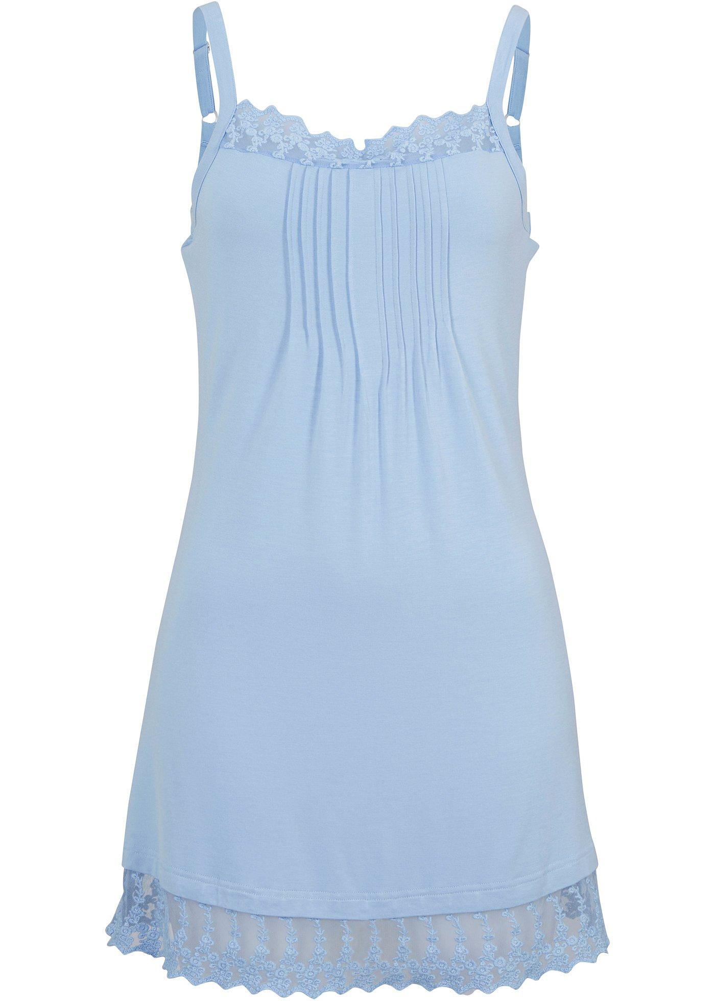 Top à dentelle et bretelles réglables