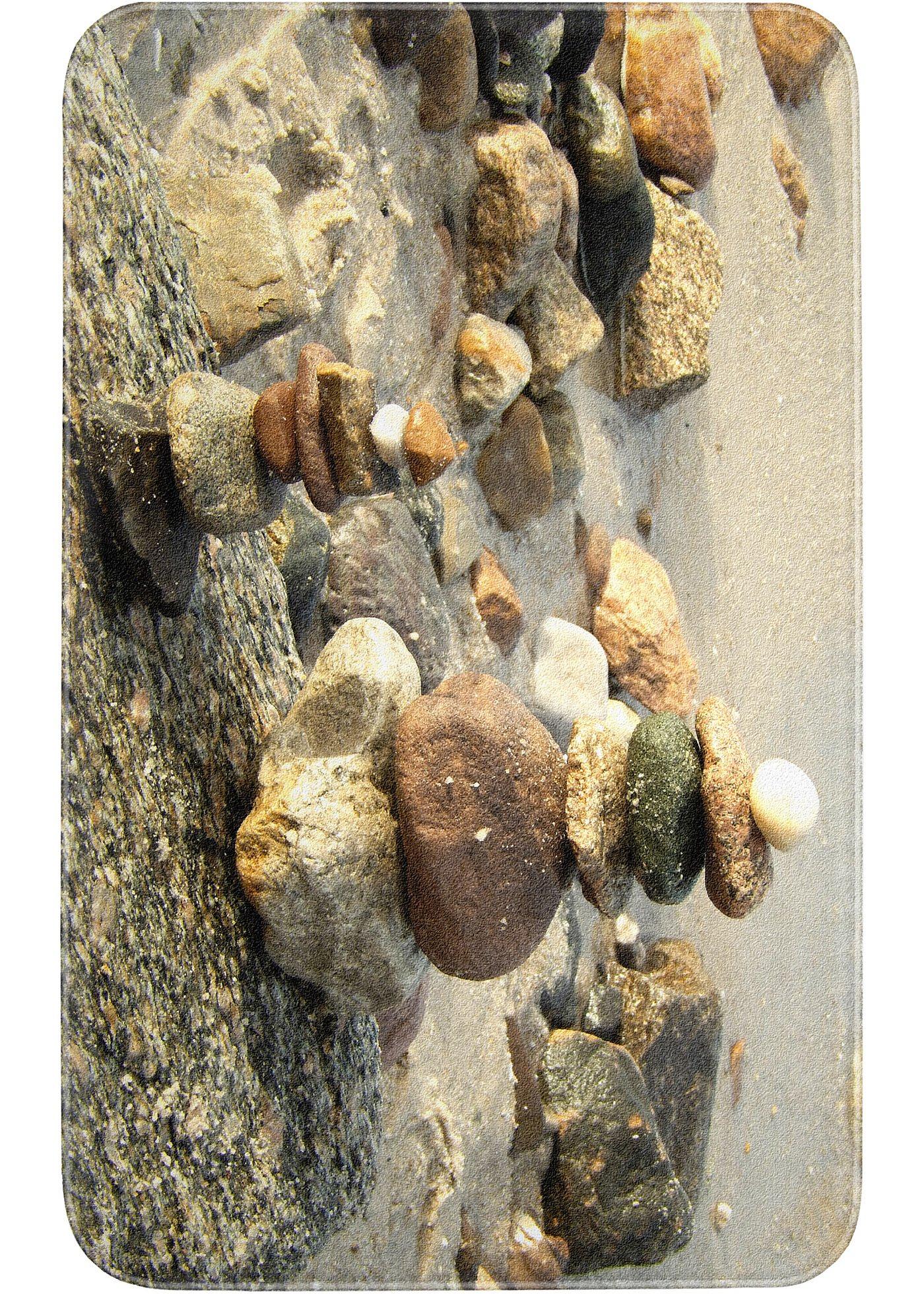 Tapis de salle de bain avec polyester recyclé