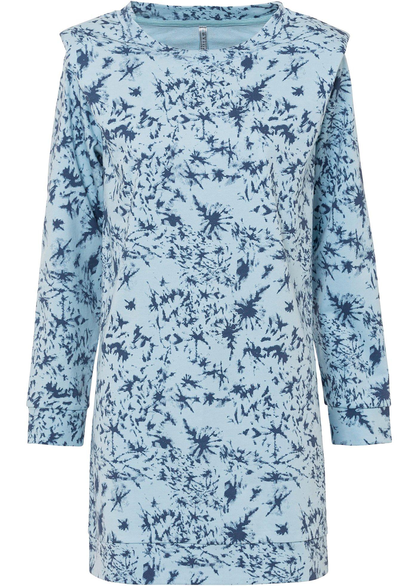 Robe sweat avec épaules volumineuses