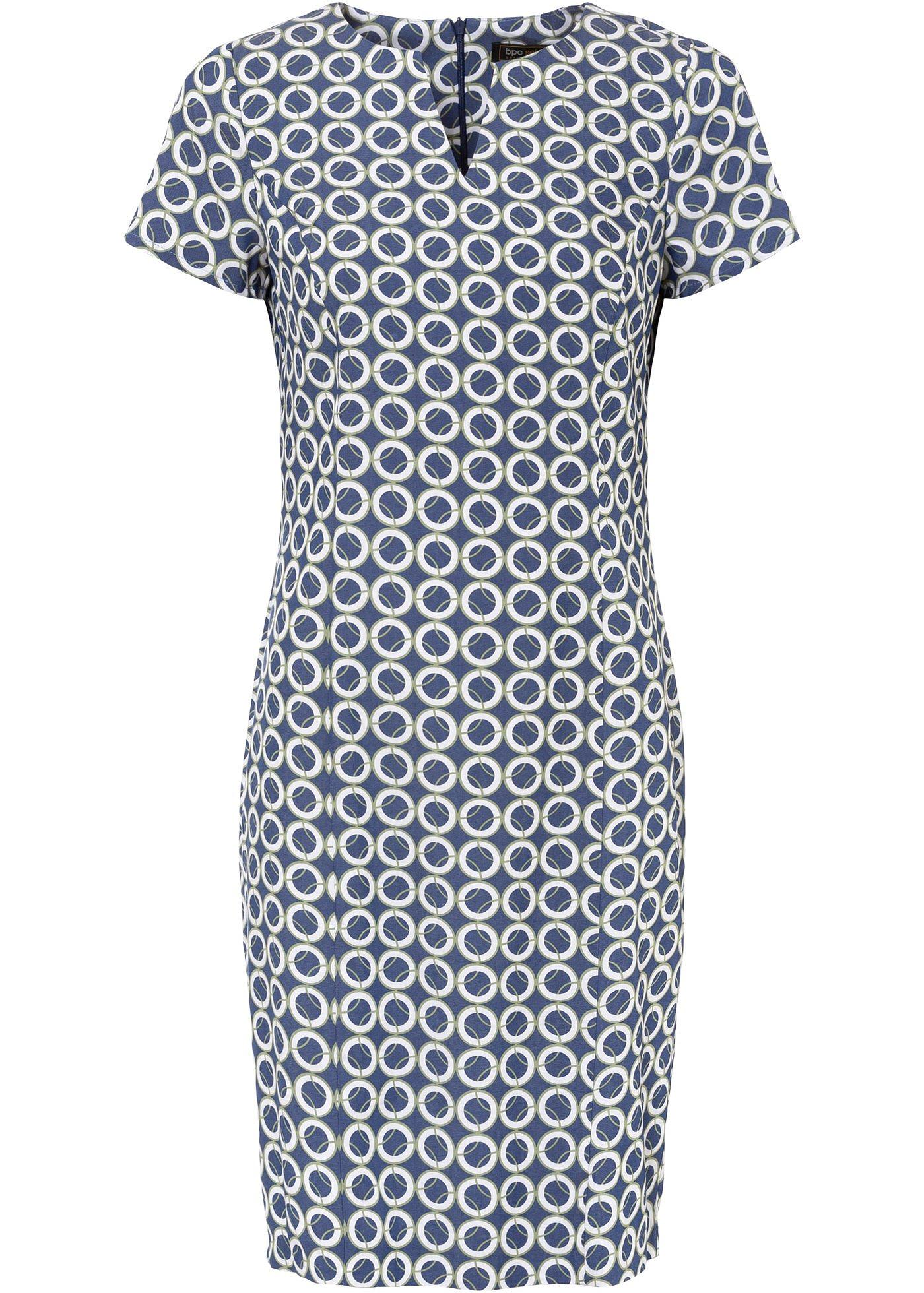 Robe fourreau manches courtes