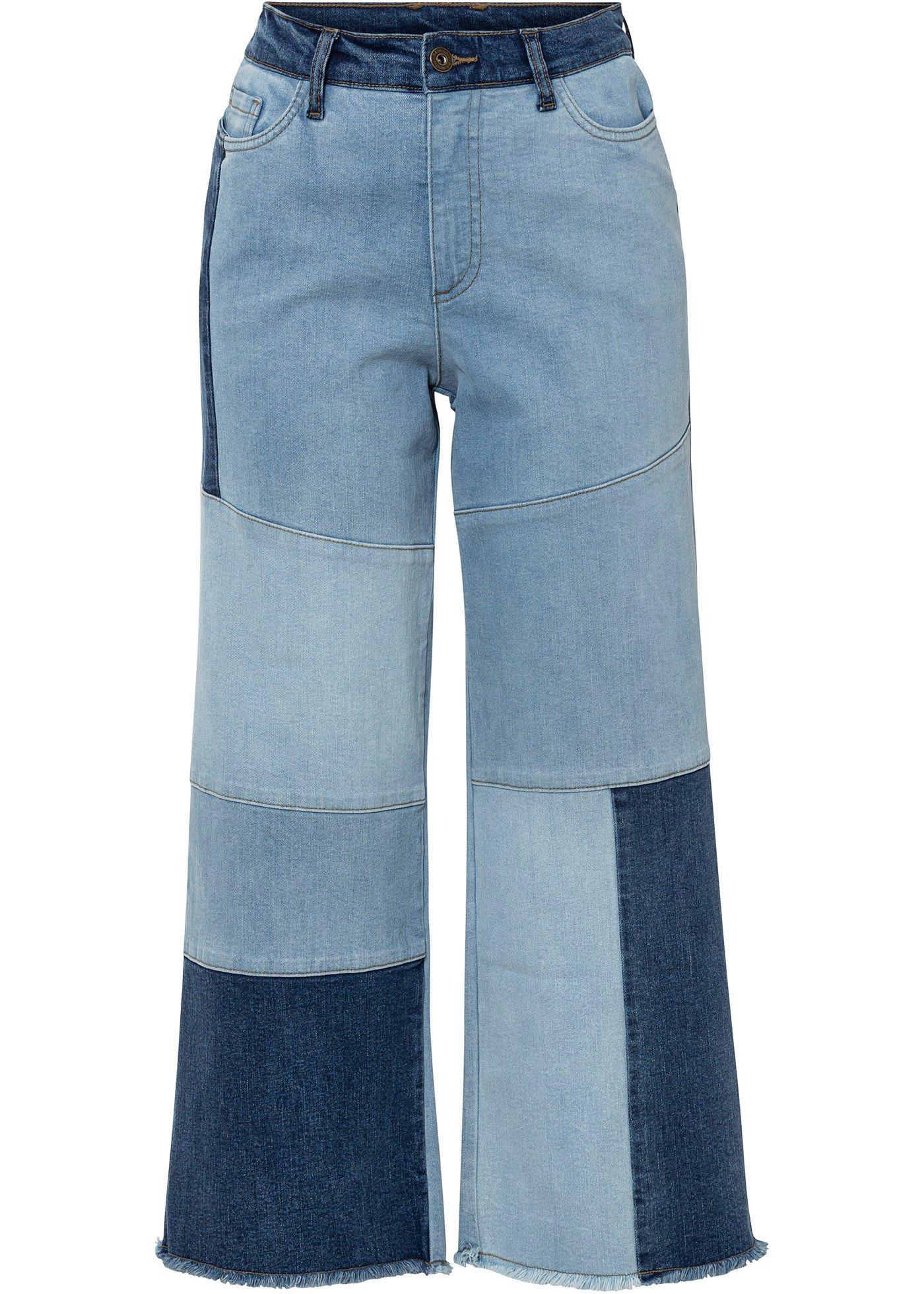 Jean à jambes larges