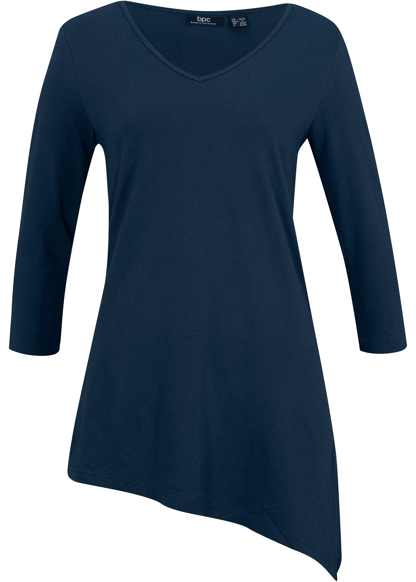 T-shirt long asymétrique