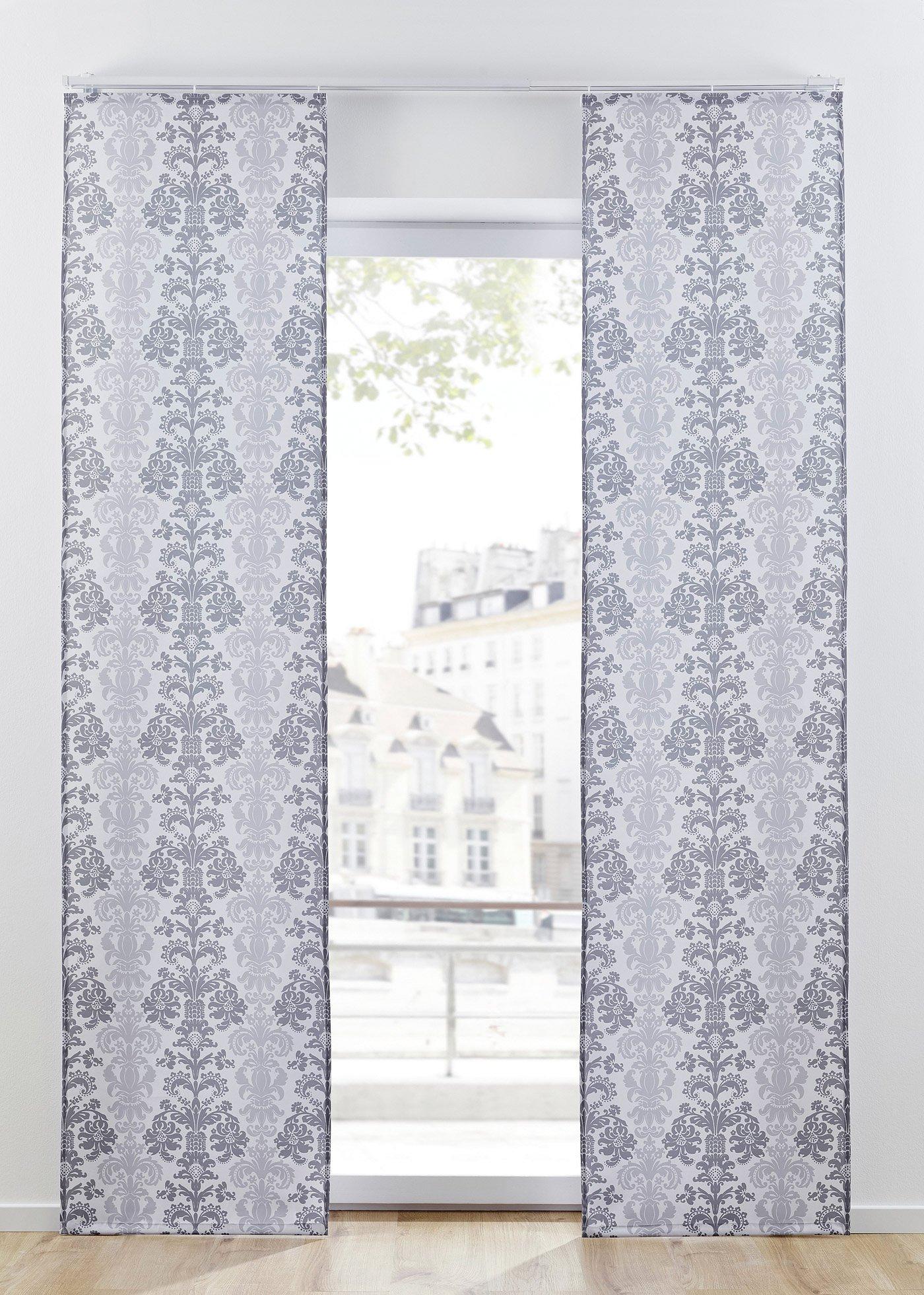 Panneau coulissant à imprimé ornement (1 pce.)