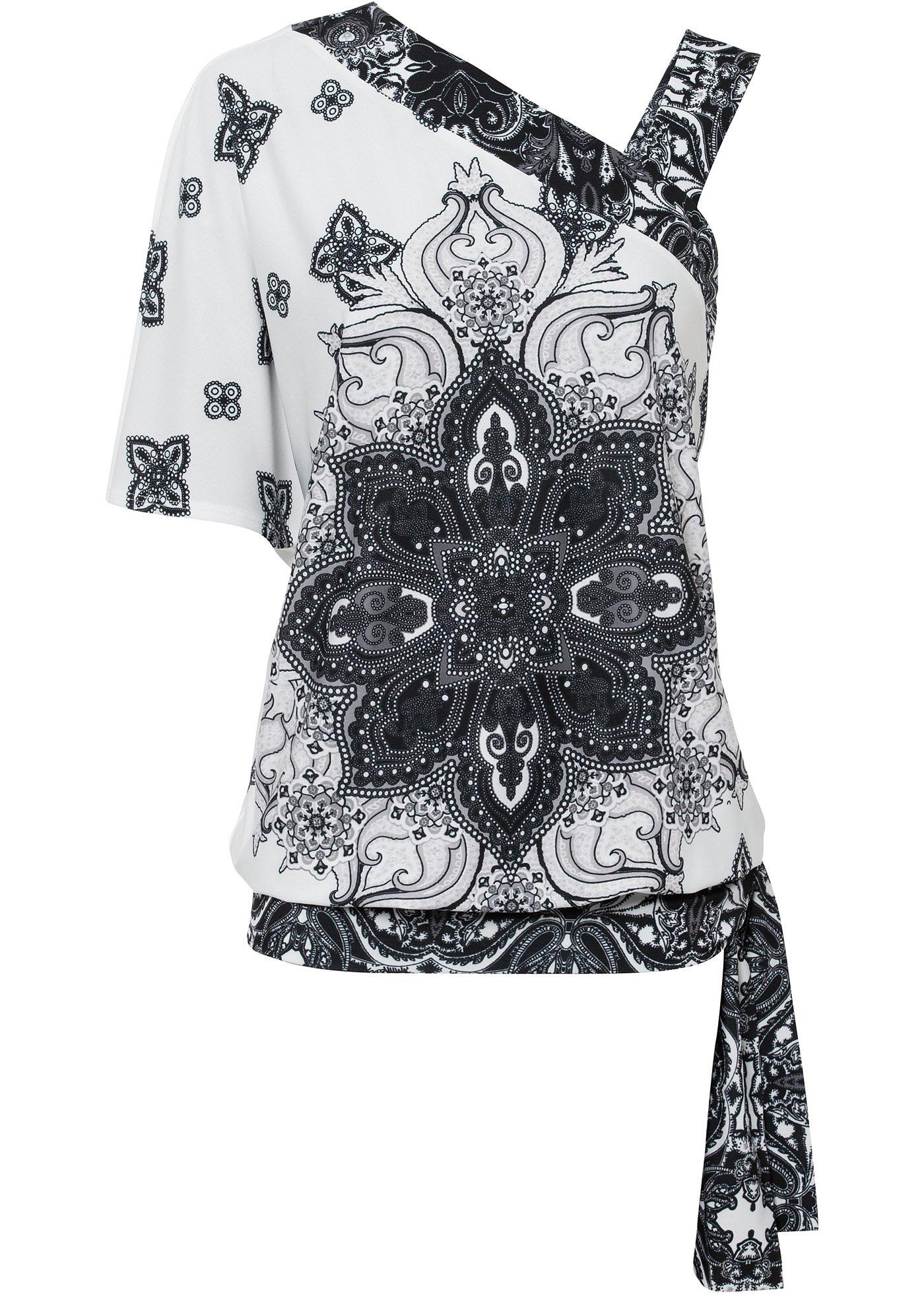 T-shirt à une manche avec nœud